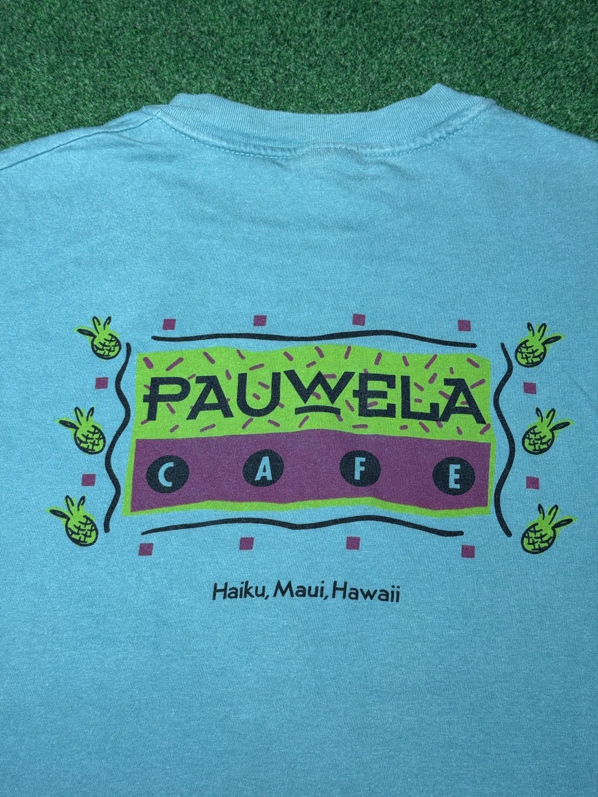 Vintage Vintage Hawaiian Cafe Pauwela Haiku Maui Hawaii XL T Shirt Size US XL / EU 56 / 4 - 2 Thumbnail