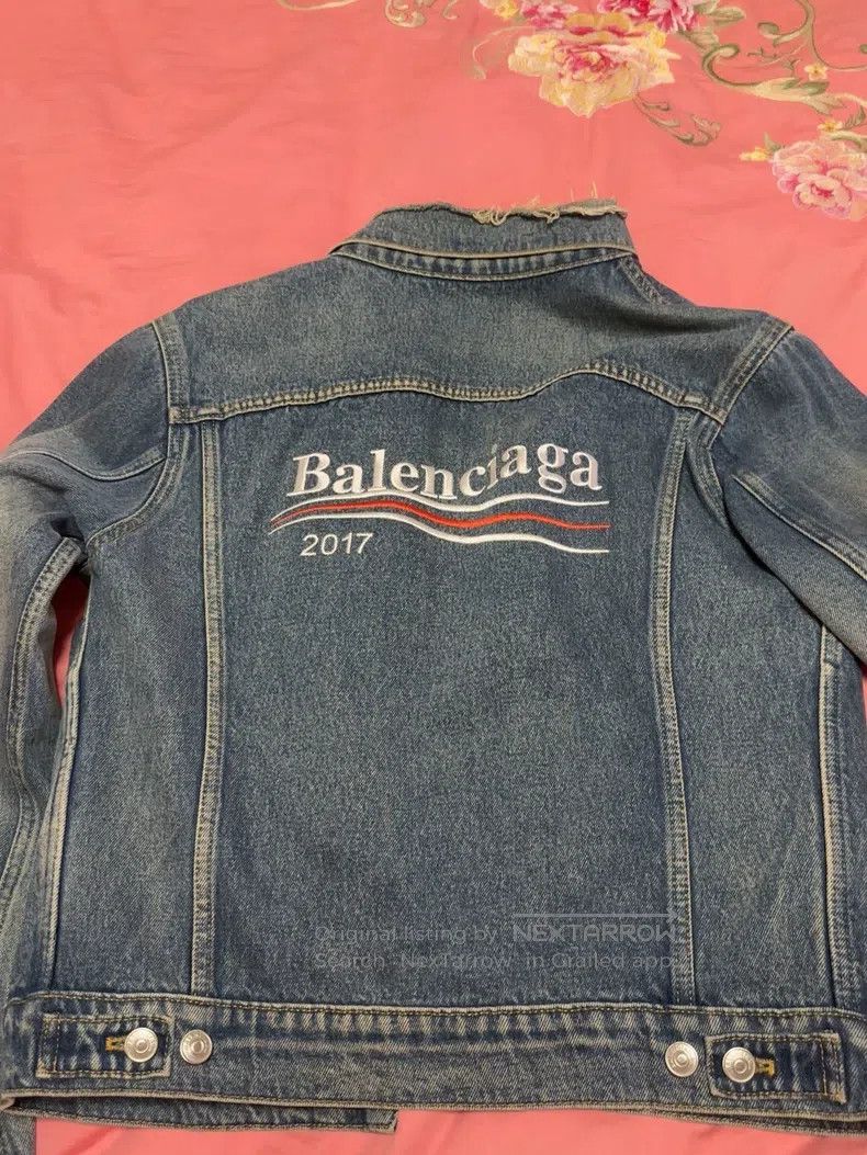 Balenciaga Balenciaga Denim jacket Size US S / EU 44-46 / 1 - 8 Thumbnail