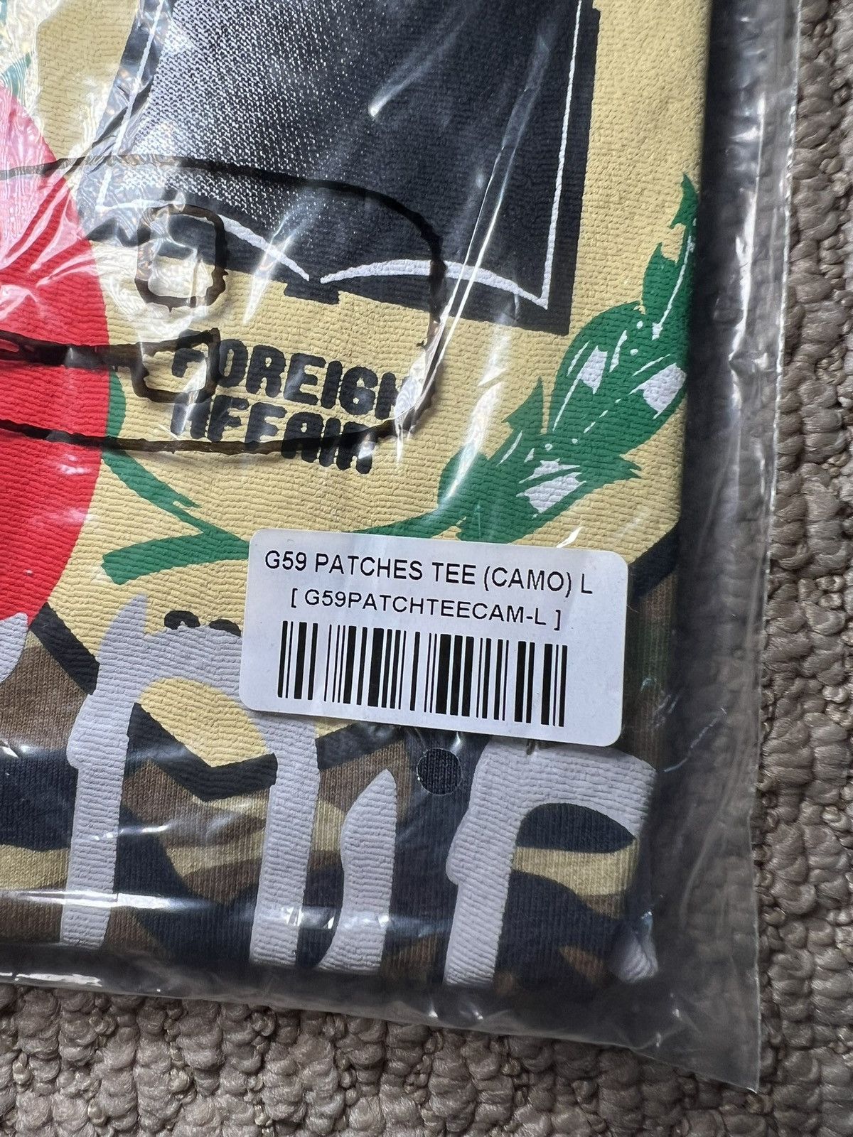 G59 Records G59 PATCHES TEE (CAMO) L Size US L / EU 52-54 / 3 - 4 Thumbnail