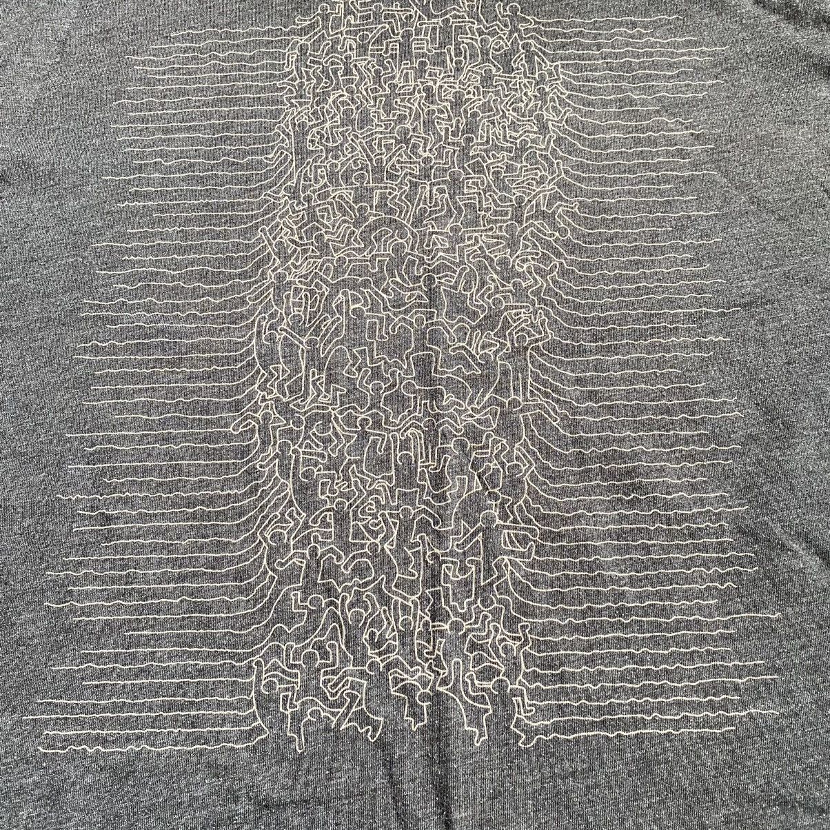 Joy Division VINTAGE KEITH HARRING JOY DIVISION UNKNOWN PLEASURES T SHIRT Size US M / EU 48-50 / 2 - 3 Thumbnail