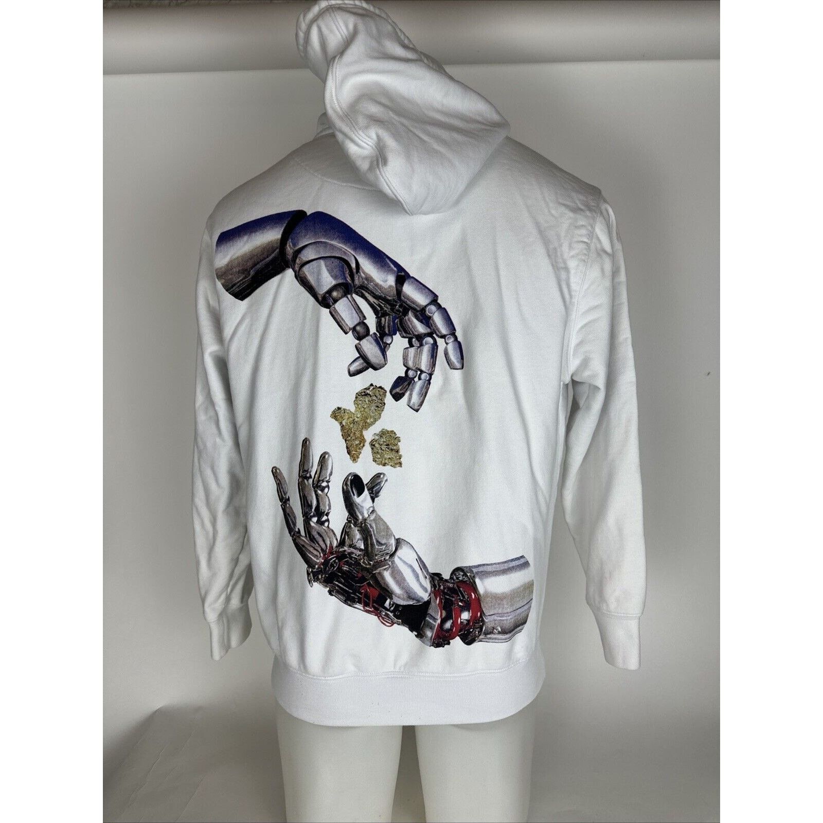 Palace Palace Ergochronic Hoodie White Sweatshirt Men’s Size M Size US M / EU 48-50 / 2 - 2 Thumbnail