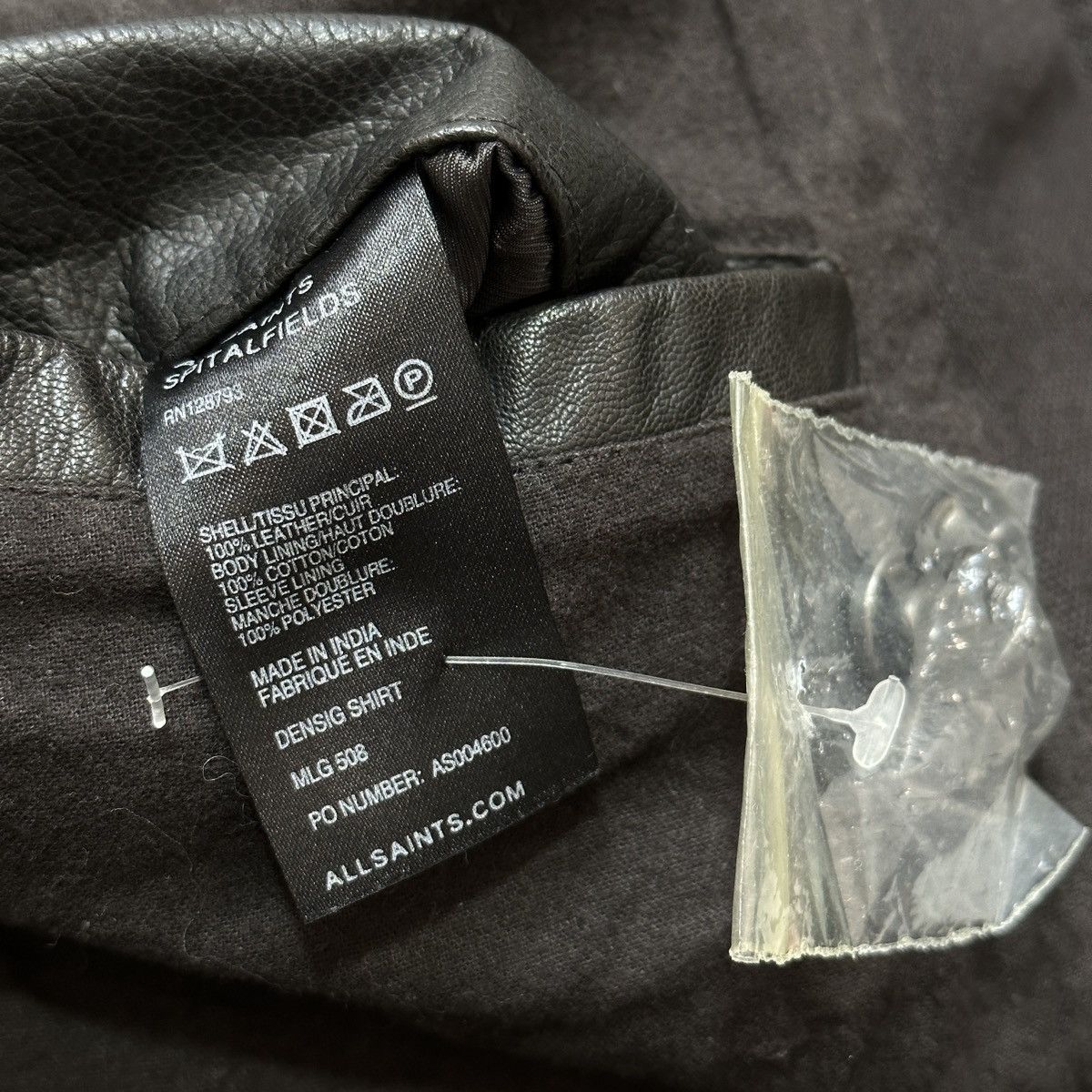 Allsaints × Saint Laurent Paris Allsaints Spitalfields Leather cargo Demon Jacket Shirt Size US M / EU 48-50 / 2 - 8 Thumbnail