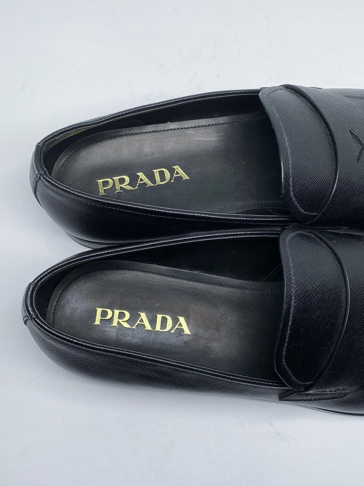 Prada Prada Saffiano Leather Penny Loafer size 12/ us size 13 Size US 13 / EU 46 - 8 Thumbnail