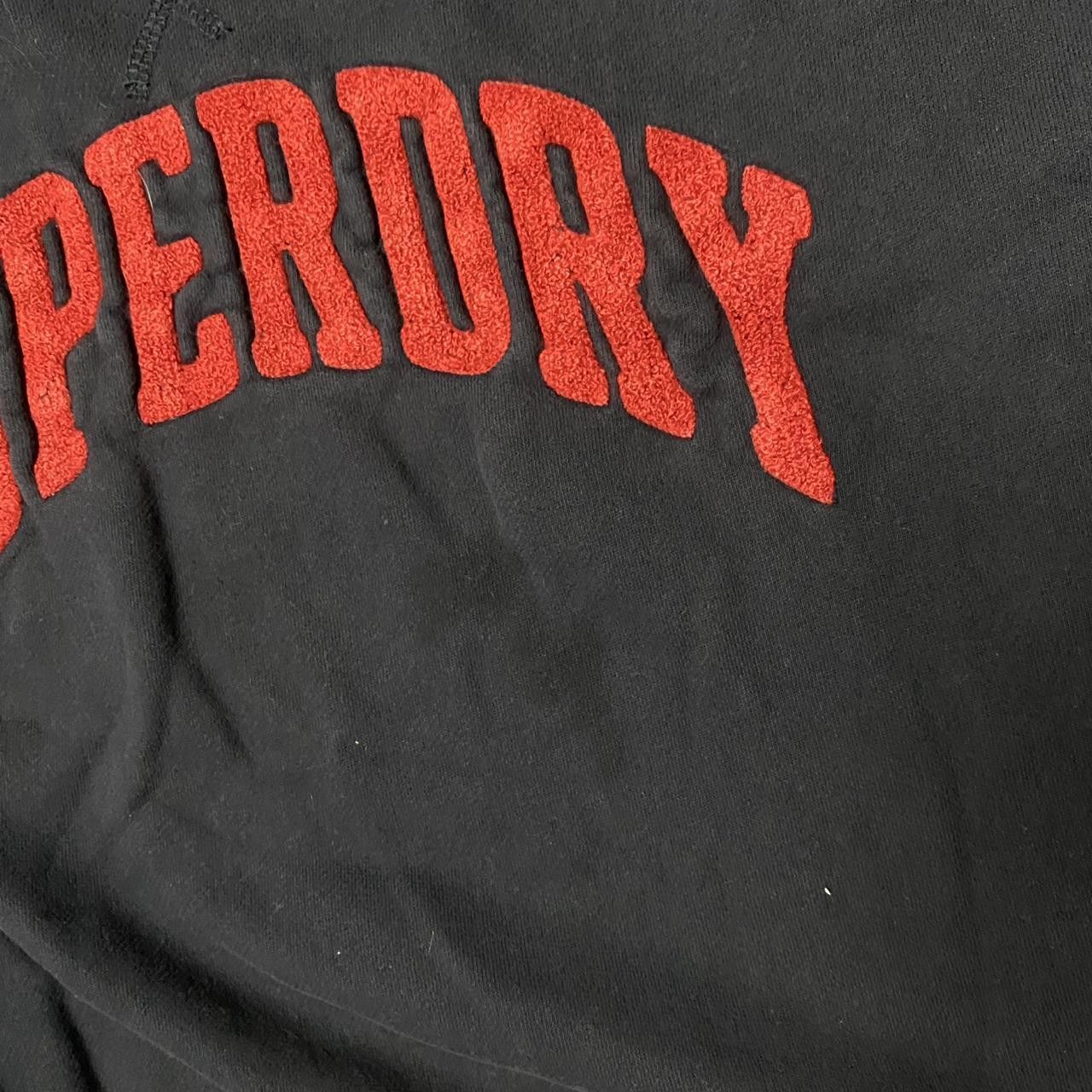 Superdry Navy Superdry sweatshirt with red spellout Size US XL / EU 56 / 4 - 4 Thumbnail