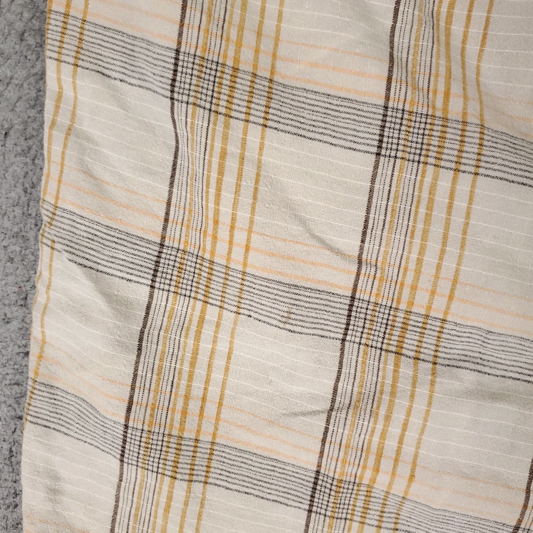 Tommy Bahama VINTAGE Tommy Bahama Shorts Mens 40 Beige Plaid Linen Casual Flat Front Chino Men's Size US 40 / EU 56 - 6 Thumbnail