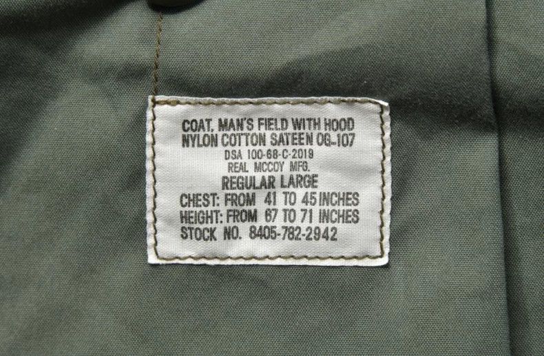 The Real McCoy's THE REAL McCOY'S M65 Coat MJ22107 2504-Nextarrow Size US XL / EU 56 / 4 - 3 Thumbnail