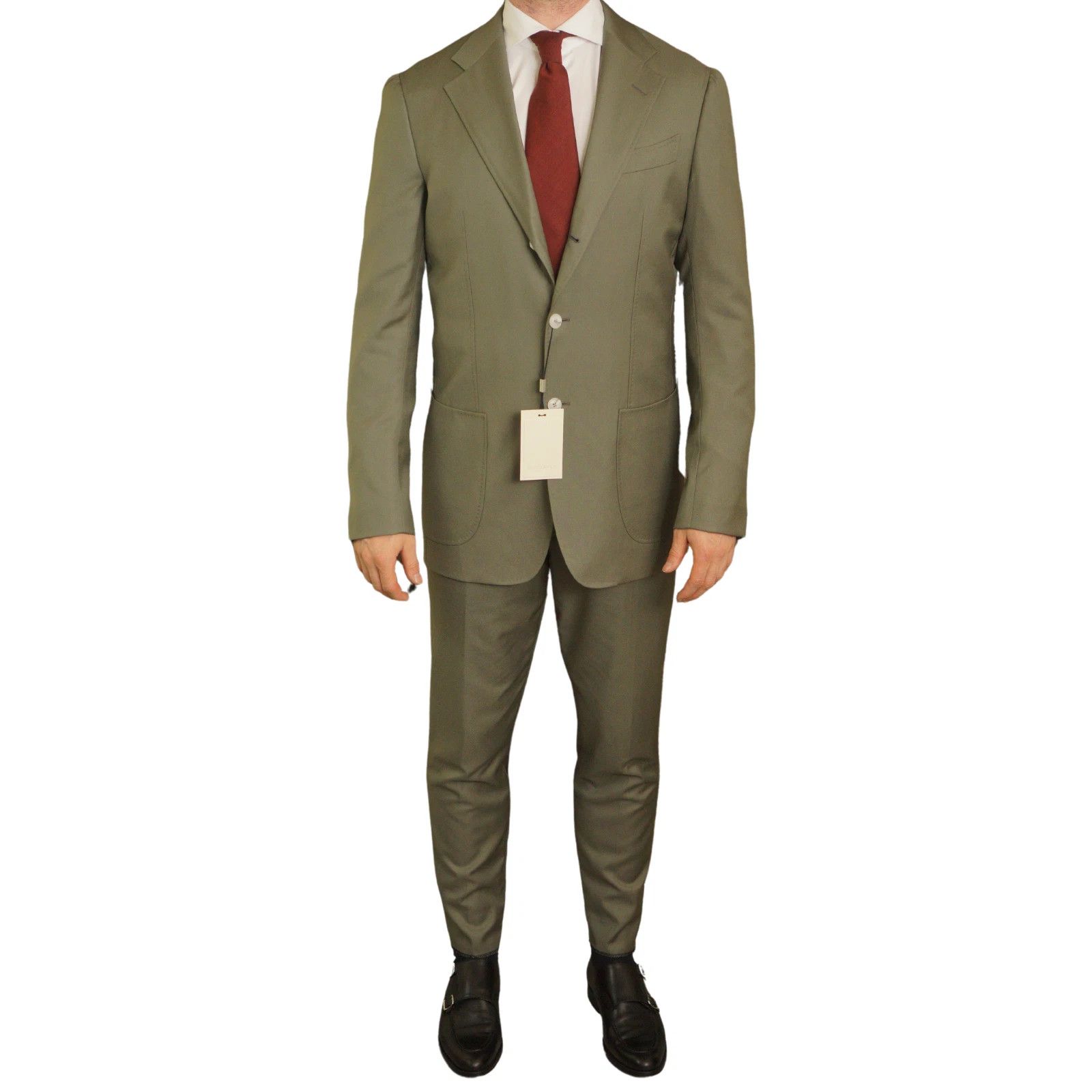 Men Suitsupply Suit Havana Tulip Wool S110 Pleated US40L