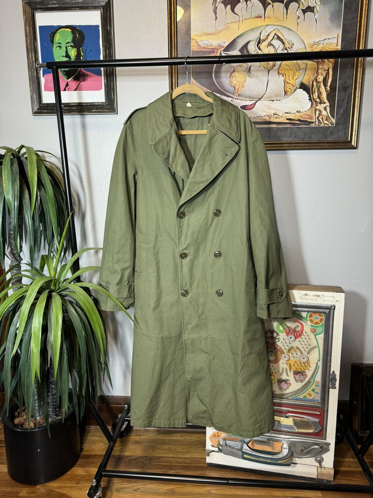 Vintage Vintage Army Trench Coat Size US M / EU 48-50 / 2 - 1 Thumbnail