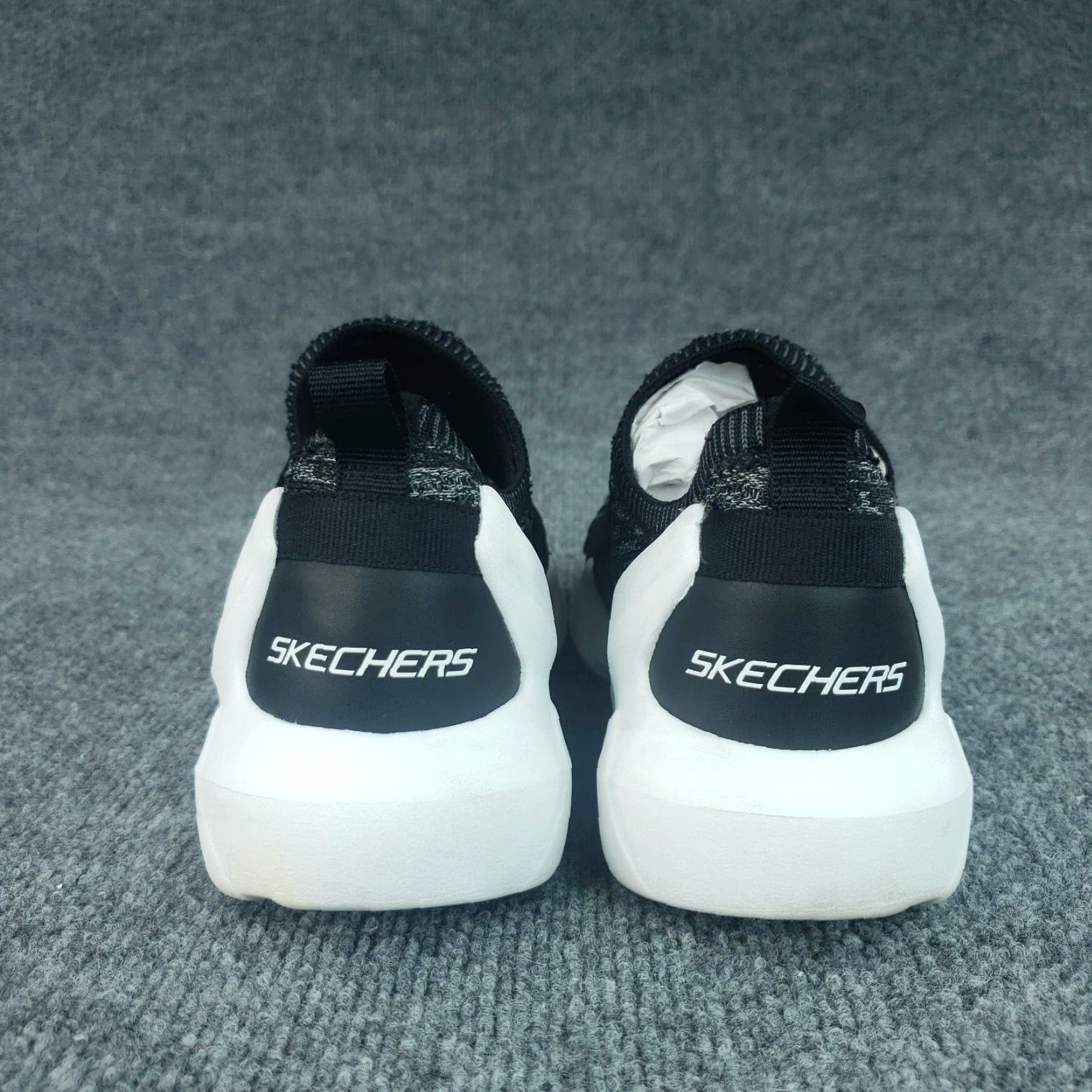 SKECHERS Skechers Slip On Sneakers Womens Black Grey White 9 Static Flare Athletic Shoes Size US 9 / IT 39 - 5 Thumbnail