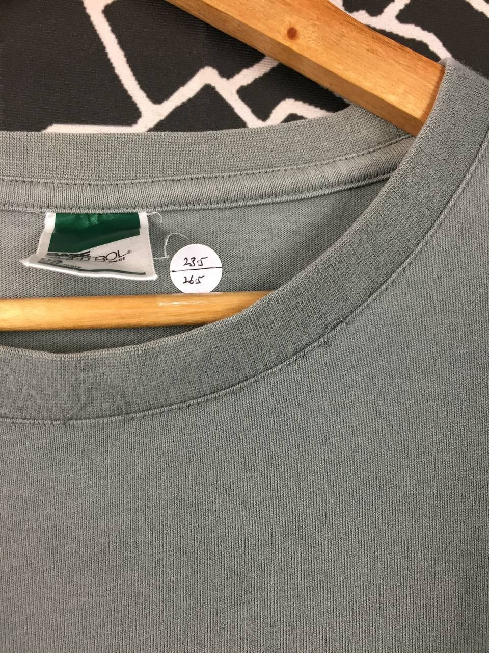 BASE CONTROL Base Control Japan Sage Green Usual Wear Pocket Tee Size US L / EU 52-54 / 3 - 5 Thumbnail