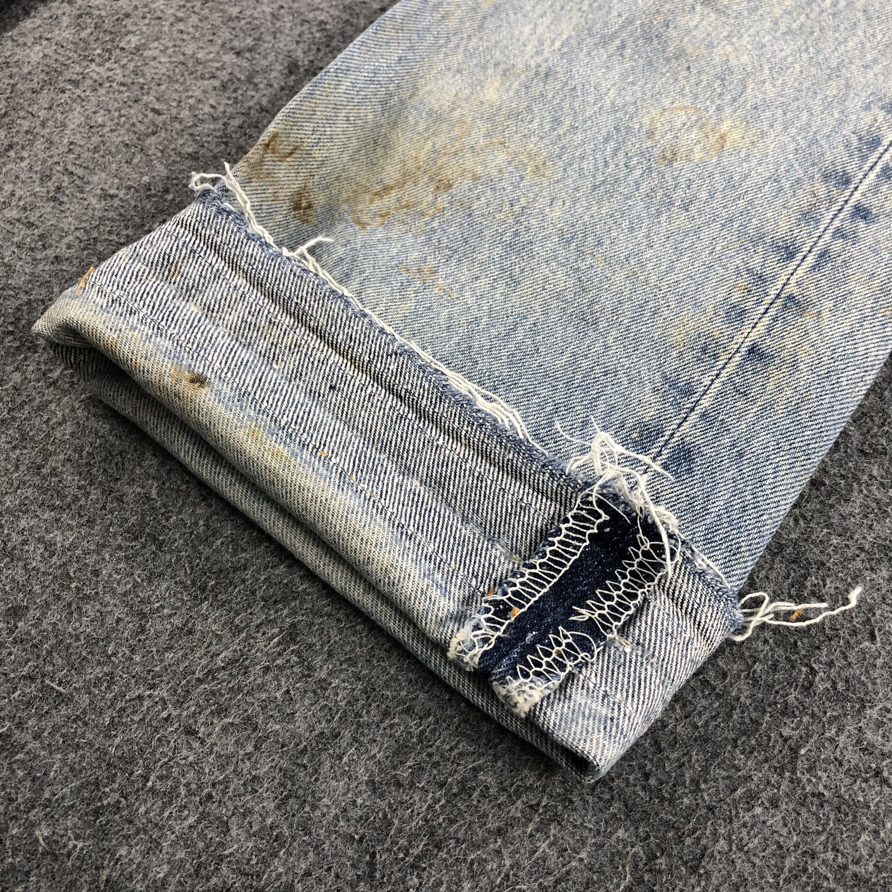 Levi's Vintage 90s Levis 501 Jeans Rusty Wash Denim KJ336 Size US 32 / EU 48 - 7 Thumbnail