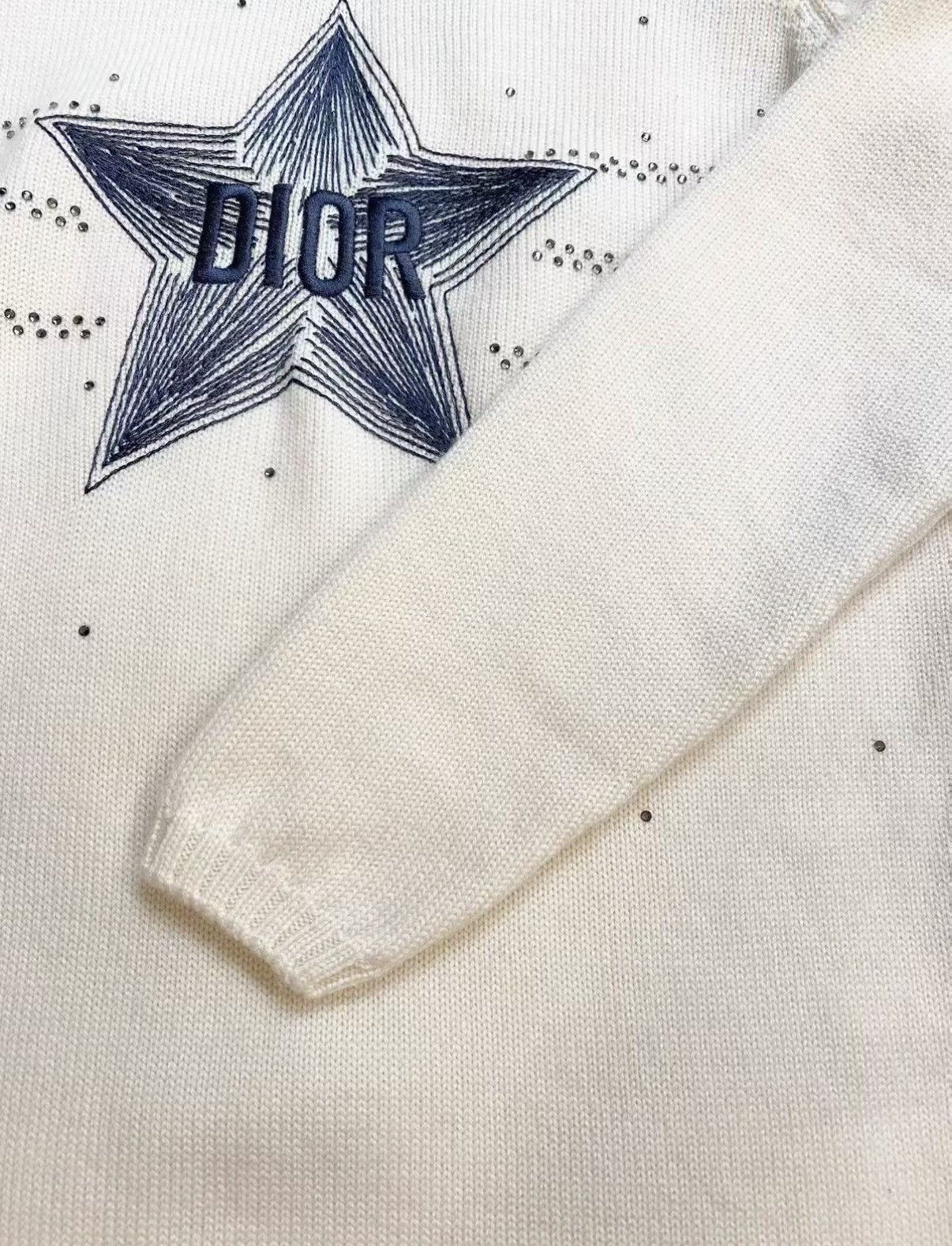 Dior Dior Classic Beige Mid-Length Wool Sweater (Kids' Size) J33 Size XL / US 12-14 / IT 48-50 - 3 Thumbnail