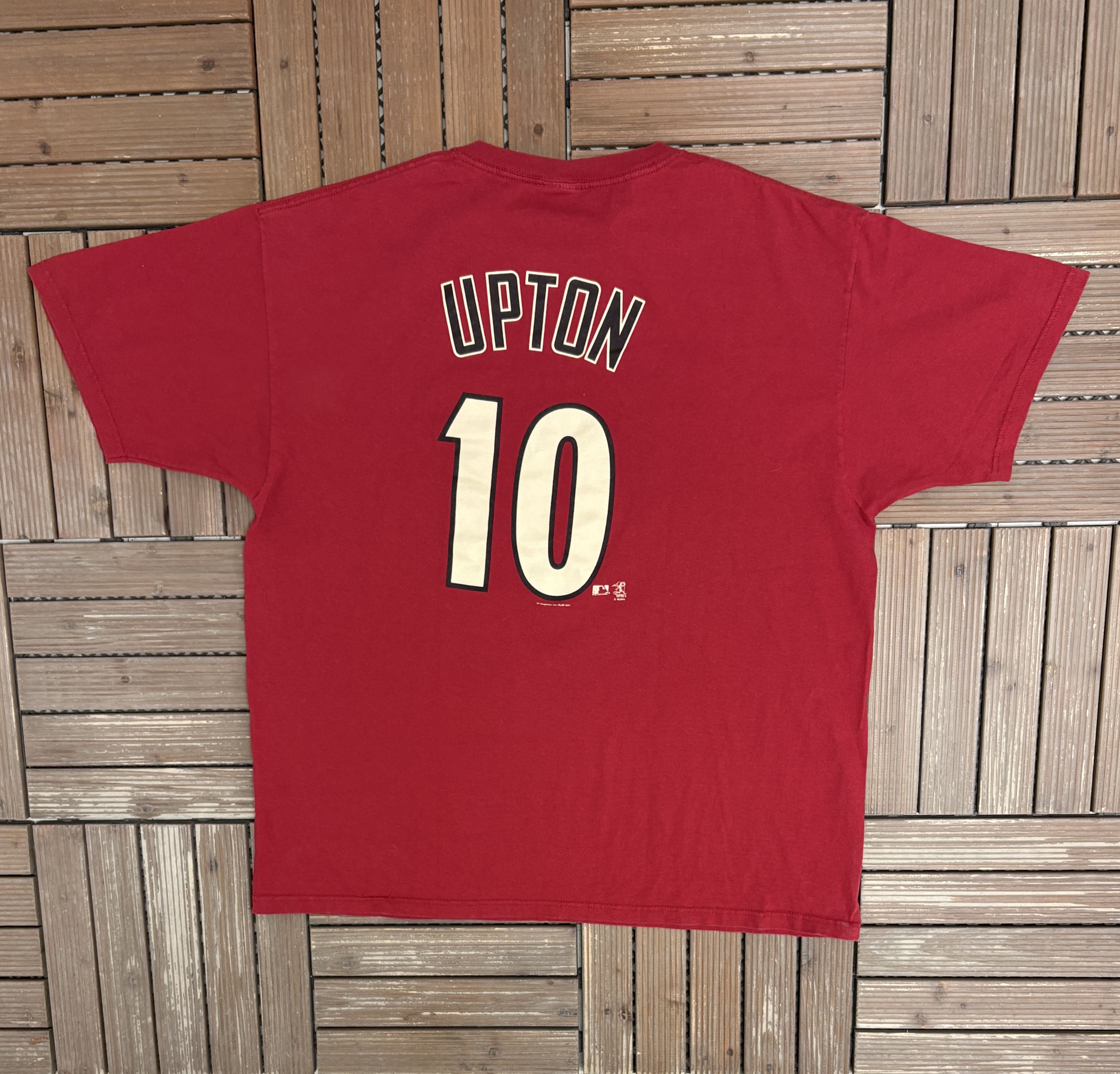 Majestic Arizona Diamondbacks Justin Upton Vintage Red T-Shirt Tee Size US XXL / EU 58 / 5 - 4 Thumbnail