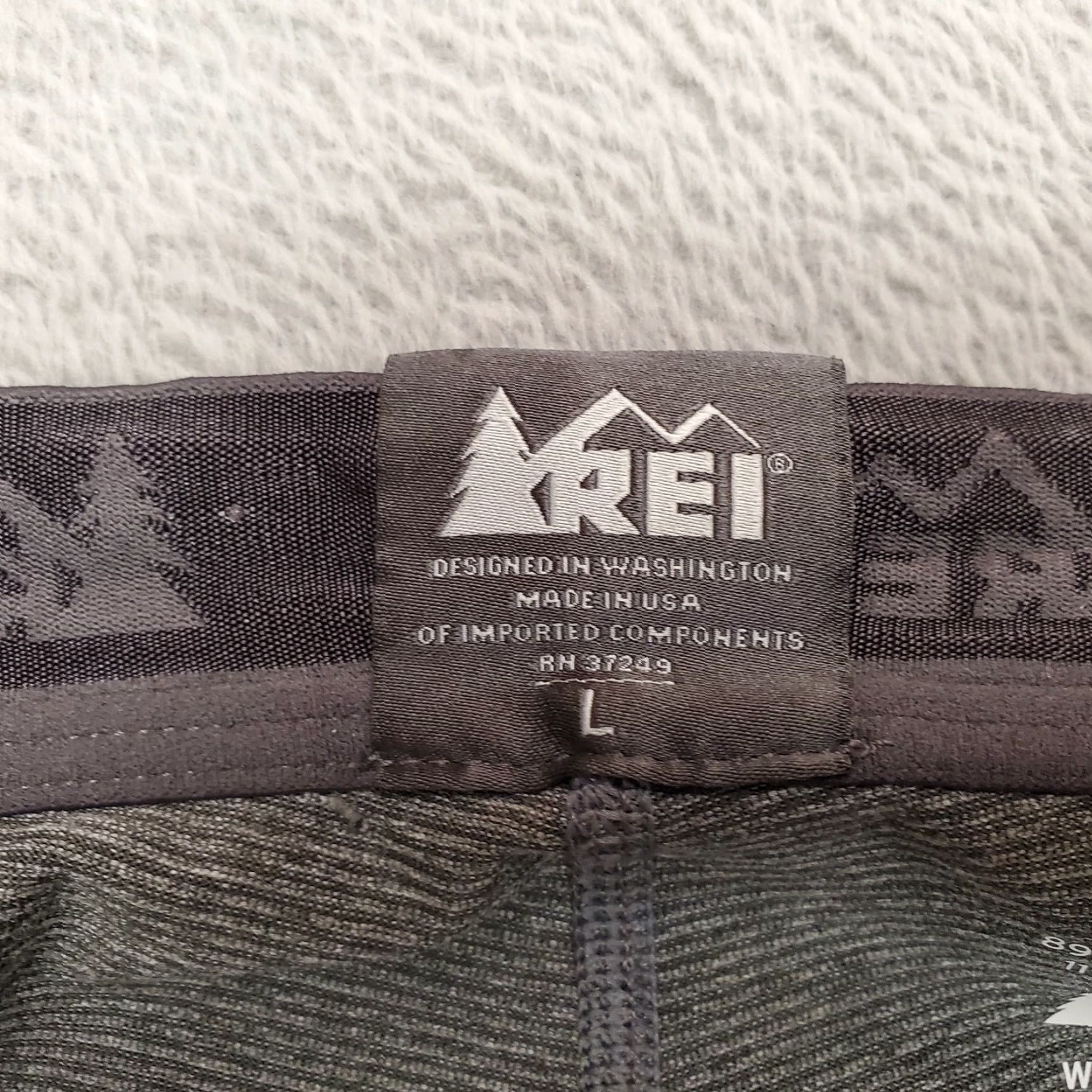 Vintage REI Pants Womens L Gray Lightweight Performance Stretch Sweat Athleisure Size 36" / US 14 / IT 50 - 3 Thumbnail