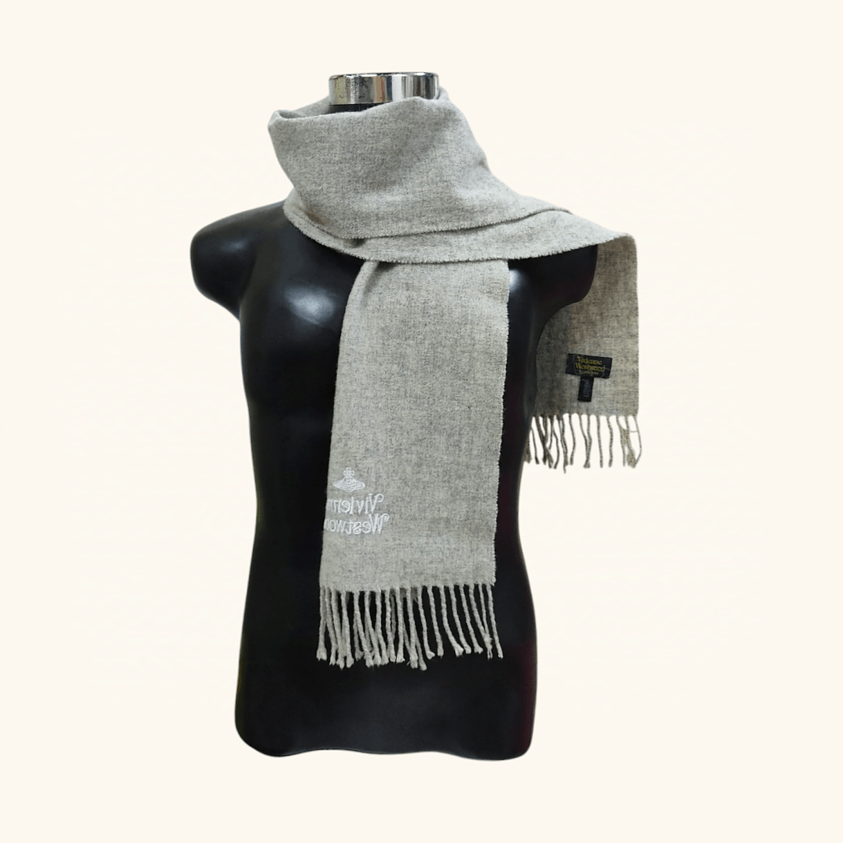 Smartwool × Vivienne Westwood Vivienne Westwood Embroidered Logo Wool Muffler Scarf Size ONE SIZE - 1 Thumbnail