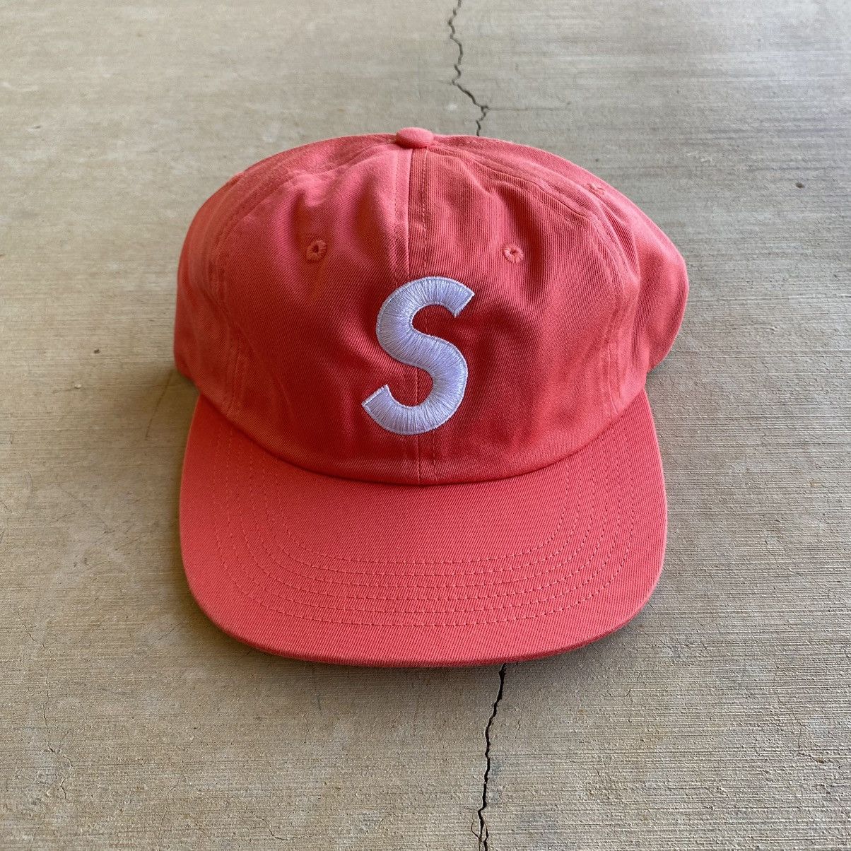 Supreme Supreme S Logo Hat 6-Panel Peach 2015 New Without Tags Size ONE SIZE - 1 Thumbnail