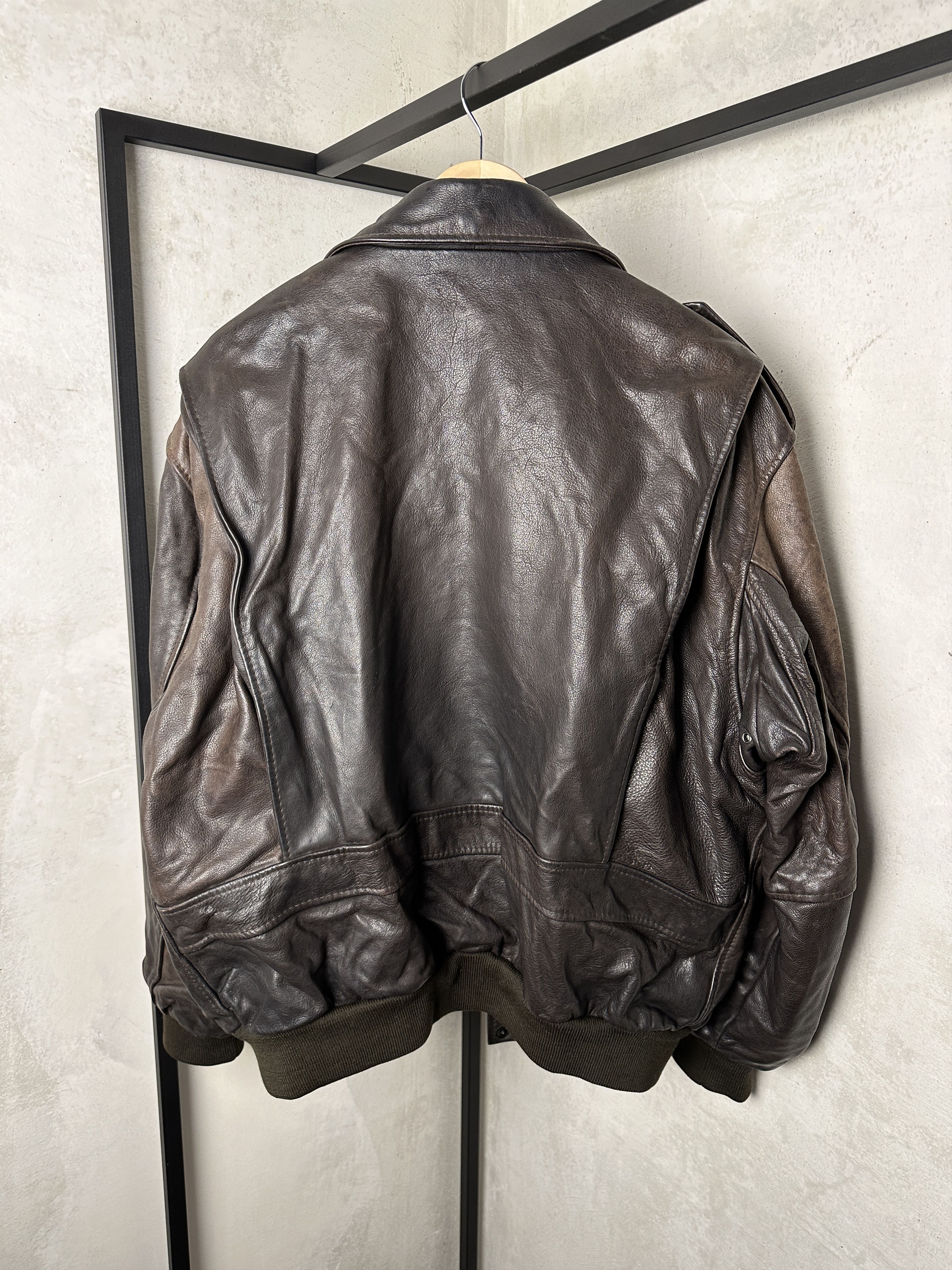 Genuine Leather Police Genuine Leather Chocolate Black Jacket Size US L / EU 52-54 / 3 - 5 Thumbnail