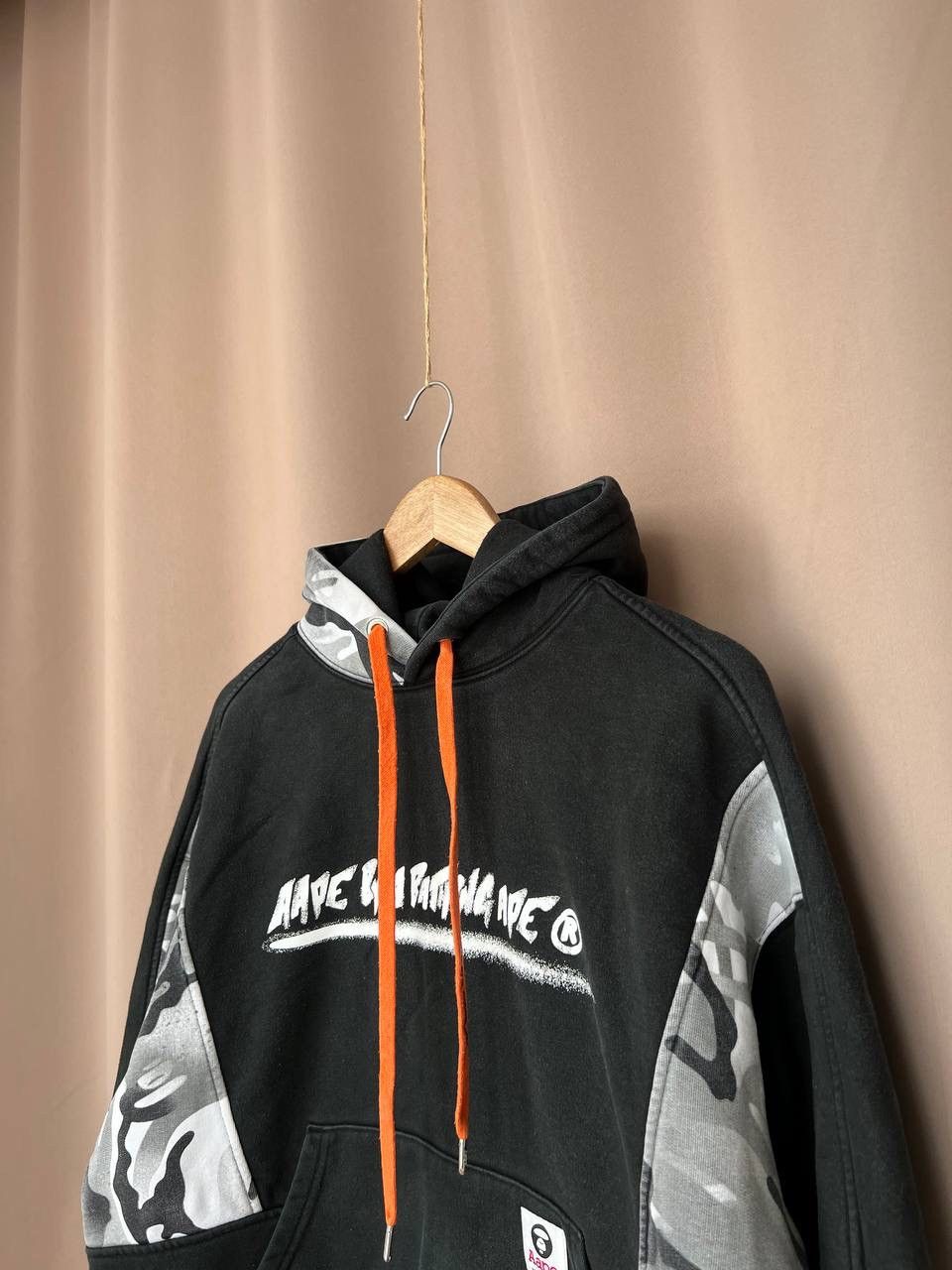 Aape Aape By A Bathing Ape Logo-Print Drawstring Hoodie Size M Size US M / EU 48-50 / 2 - 4 Thumbnail