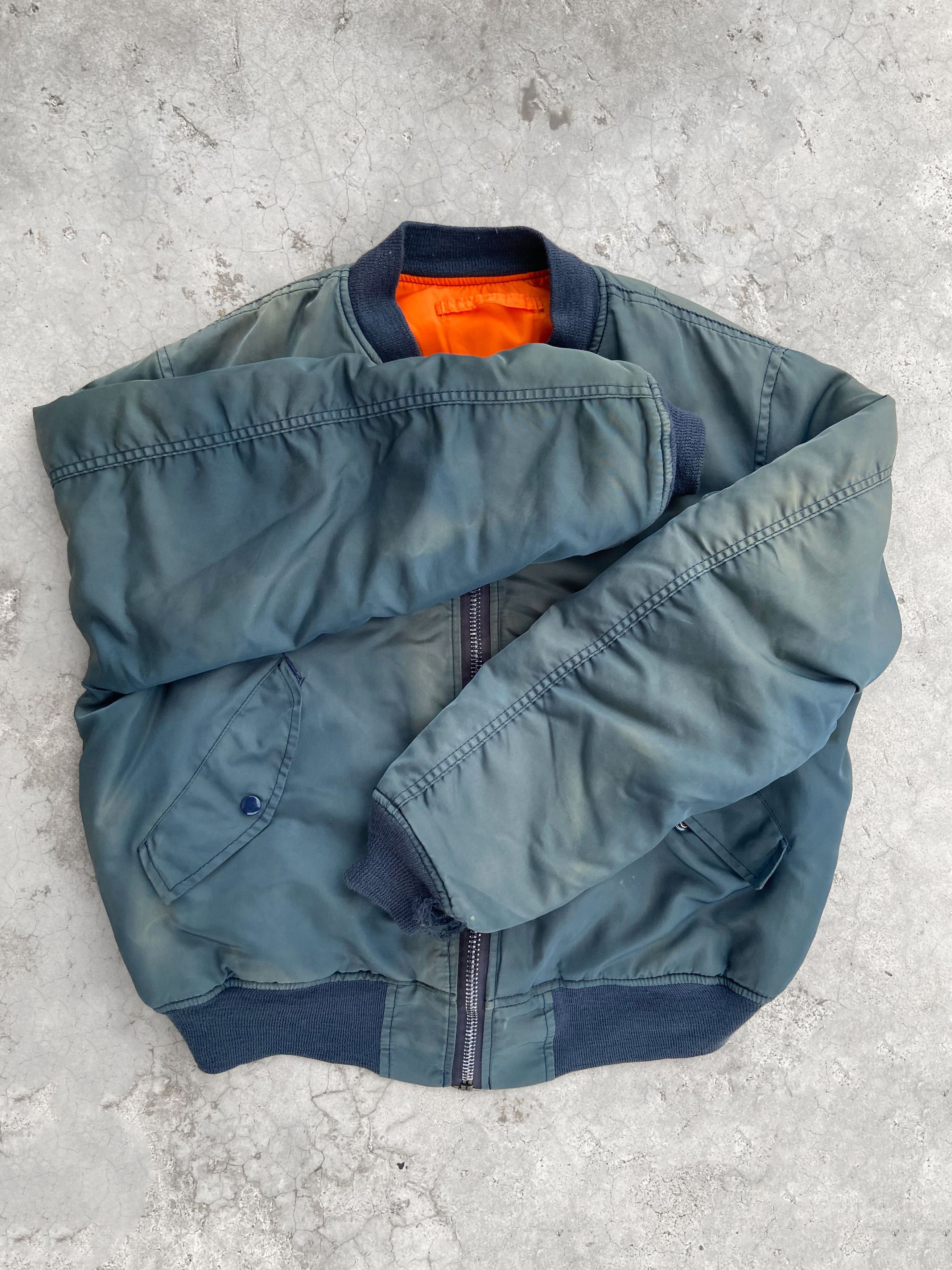 Other Faded Reversible Ma-1 Bomber Jacket Size US M / EU 48-50 / 2 - 9 Thumbnail