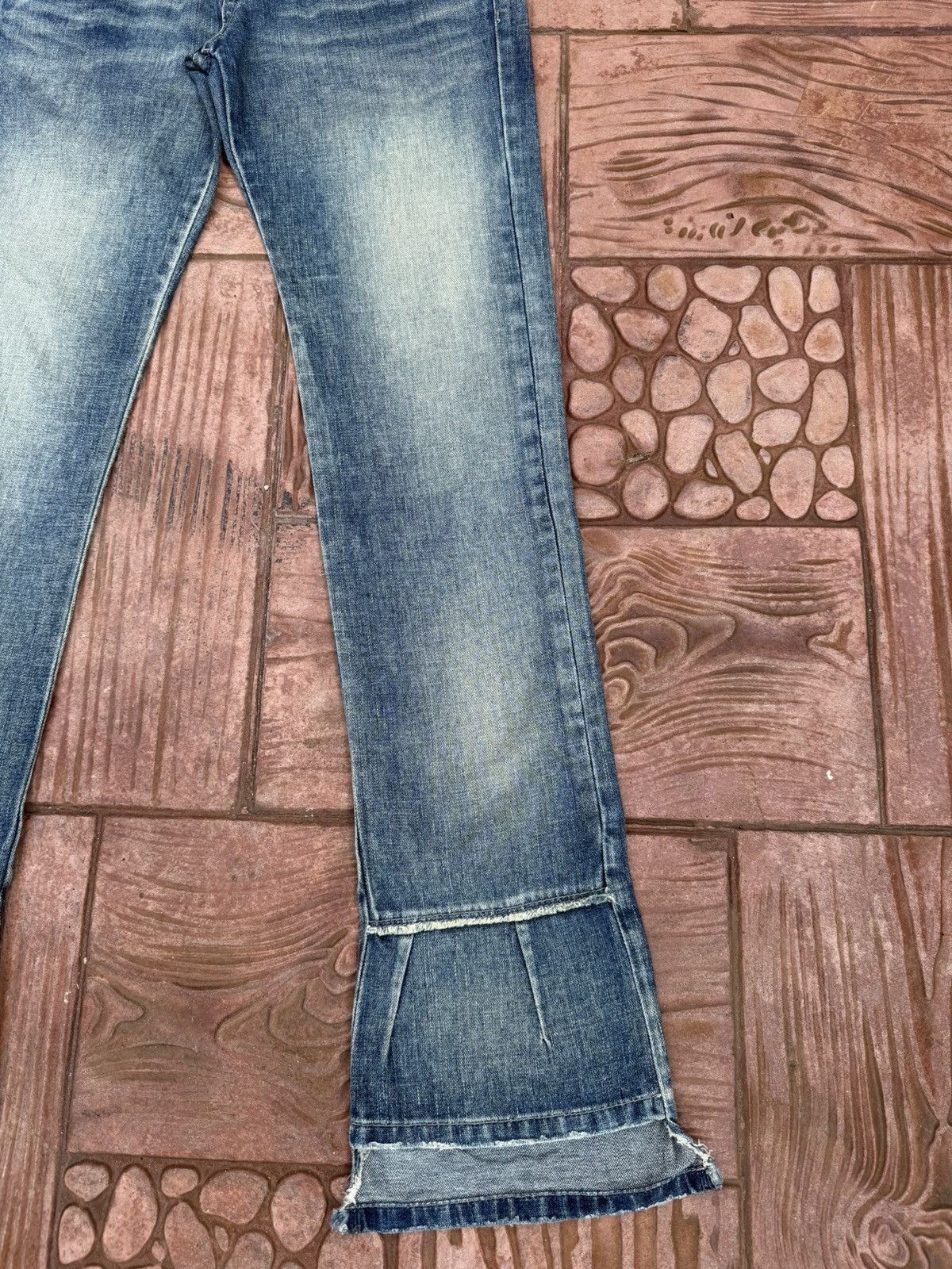 Marithe + Francois Girbaud MARITHE FRANCOIS GIRBAUD Flare Denim Rare Design Size 31" - 10 Thumbnail