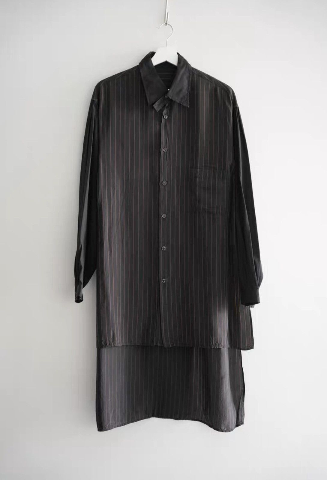 Yohji Yamamoto Yohji Yamamoto 18SS Striped Staff Shirt K4 Size US L / EU 52-54 / 3 - 2 Thumbnail