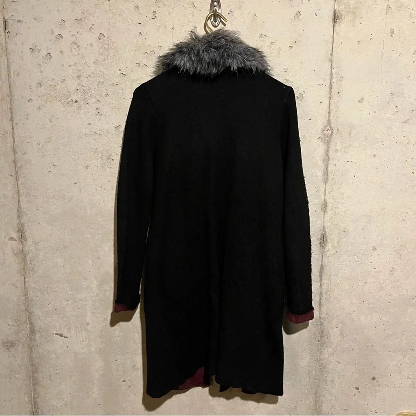 Other Neely Faux Fur Open Front Cardigan Women's M Boho Hippie Size M / US 6-8 / IT 42-44 - 3 Thumbnail