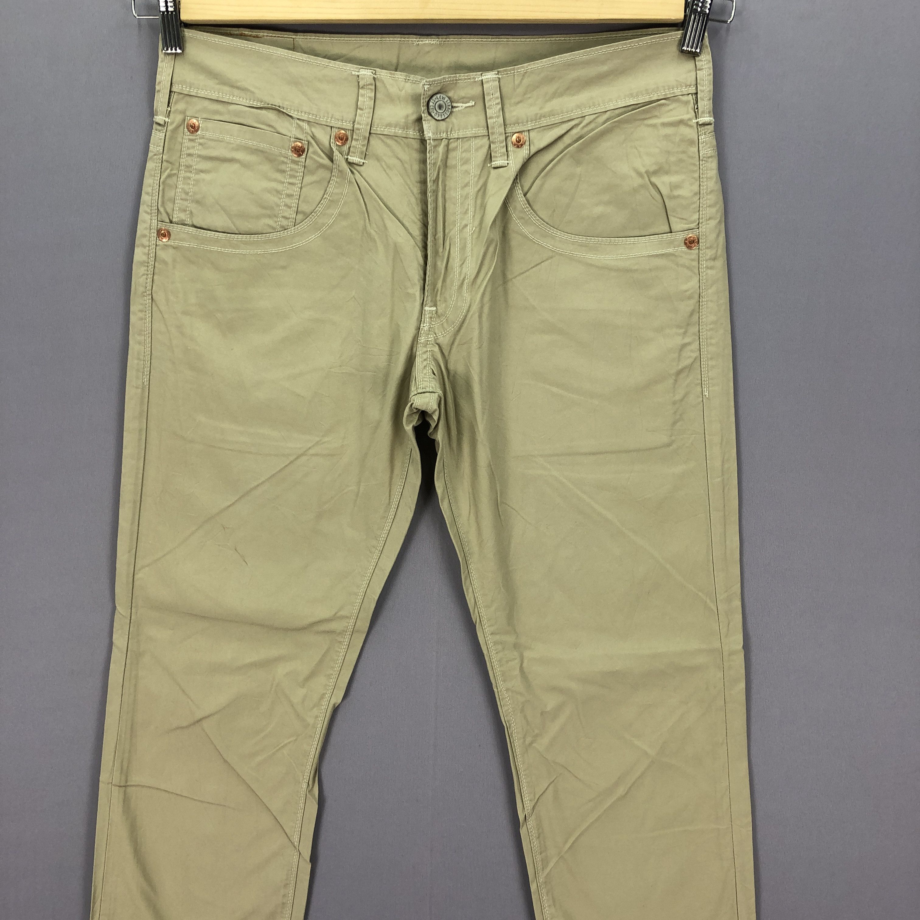 Levi's Vintage Levis 511 Slim Skinny Tapered Leg Brown Jeans Denim Size US 32 / EU 48 - 3 Thumbnail