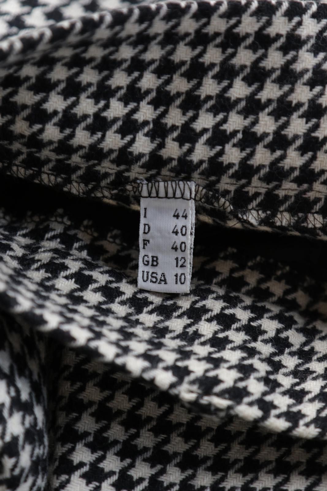 Other 90s Cheap and Chic by Moschino Houndstooth Straight-Leg-Pant Size 27" / US 4 / IT 40 - 5 Thumbnail