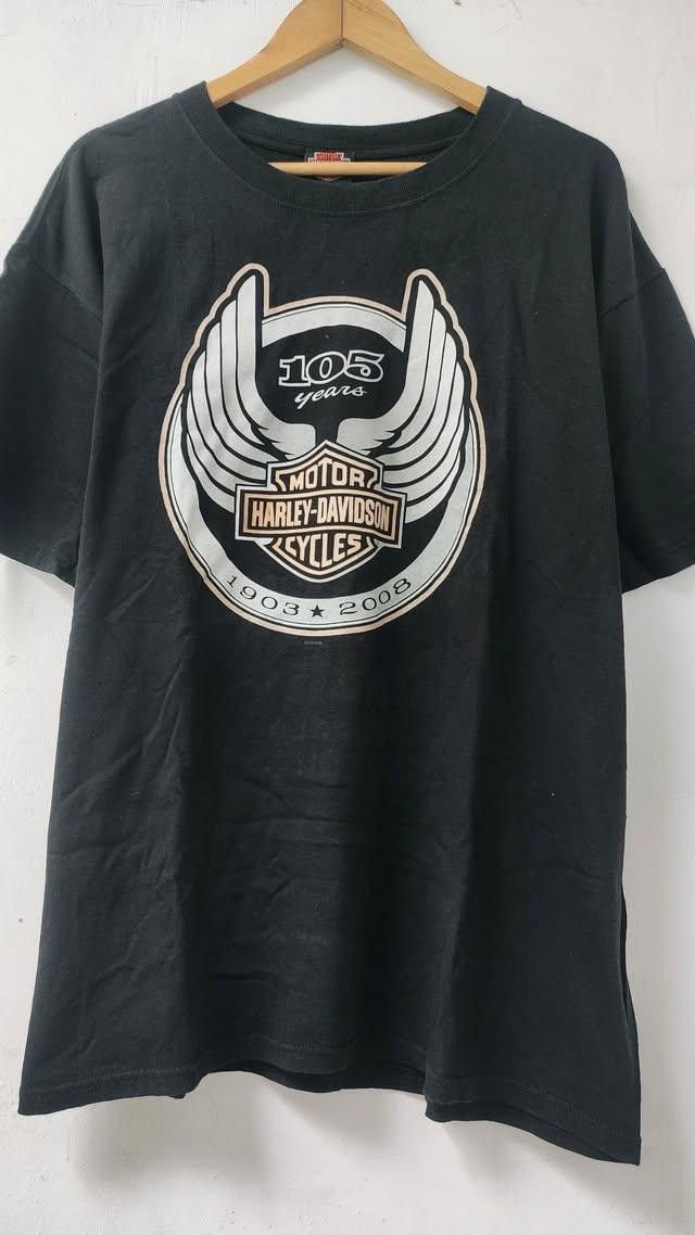 Harley Davidson × RAGEBLUE × Vintage Vintage 105 years aniversary Harley Davidson Shirt Tee Size US L / EU 52-54 / 3 - 1 Thumbnail