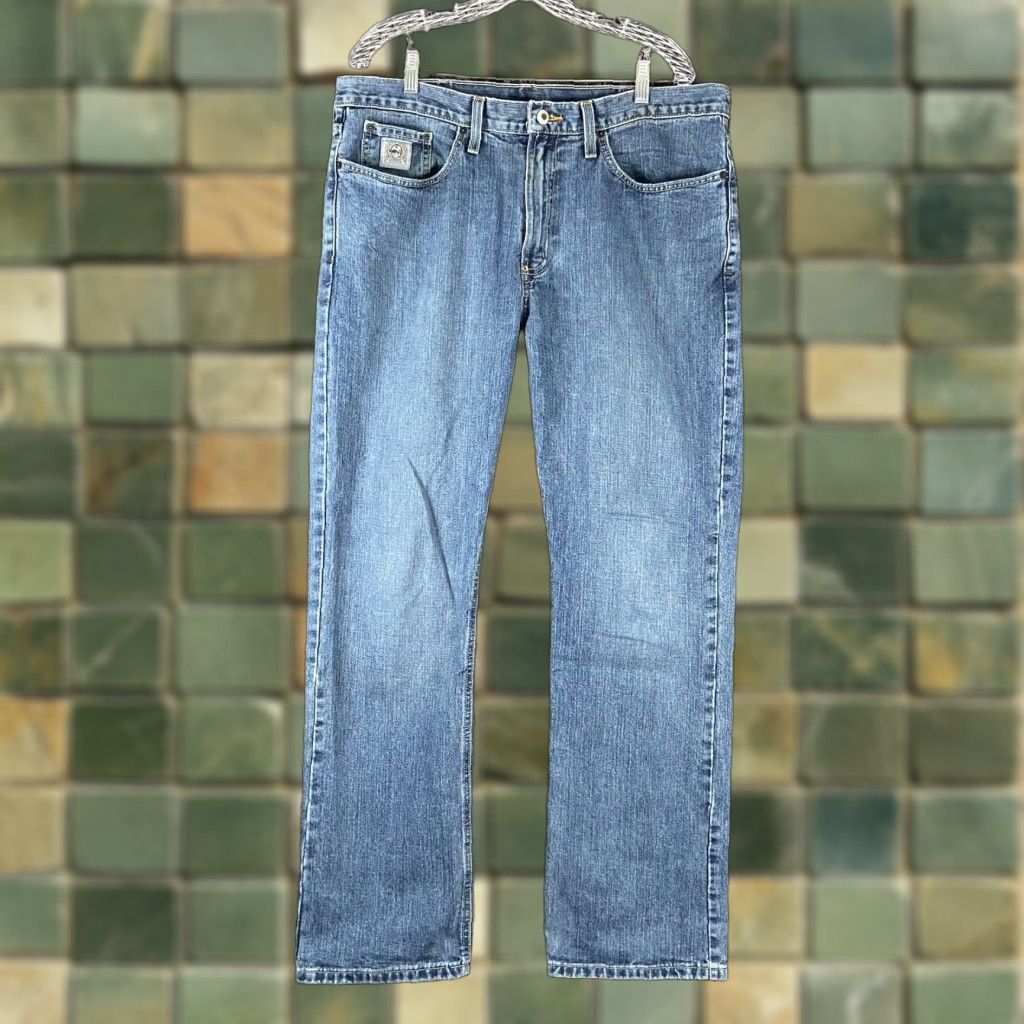 Vintage VINTAGE Cinch Jeans Straight Leg Men’s 38x32 Blue Denim Regular Fit Mens Size US 38 / EU 54 - 1 Thumbnail