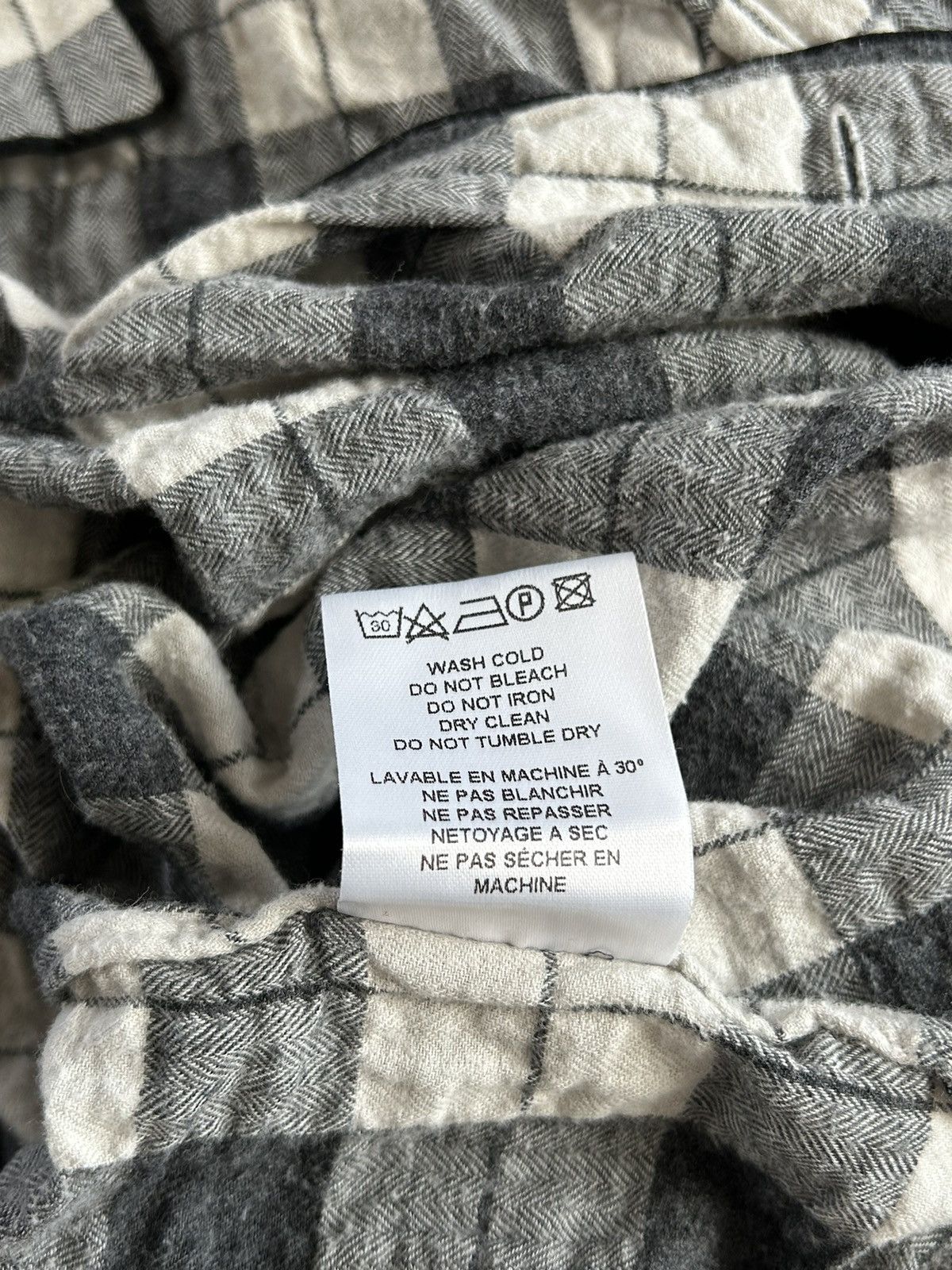 Officine Generale Officine Générale grey flannel shirt Size US L / EU 52-54 / 3 - 6 Thumbnail