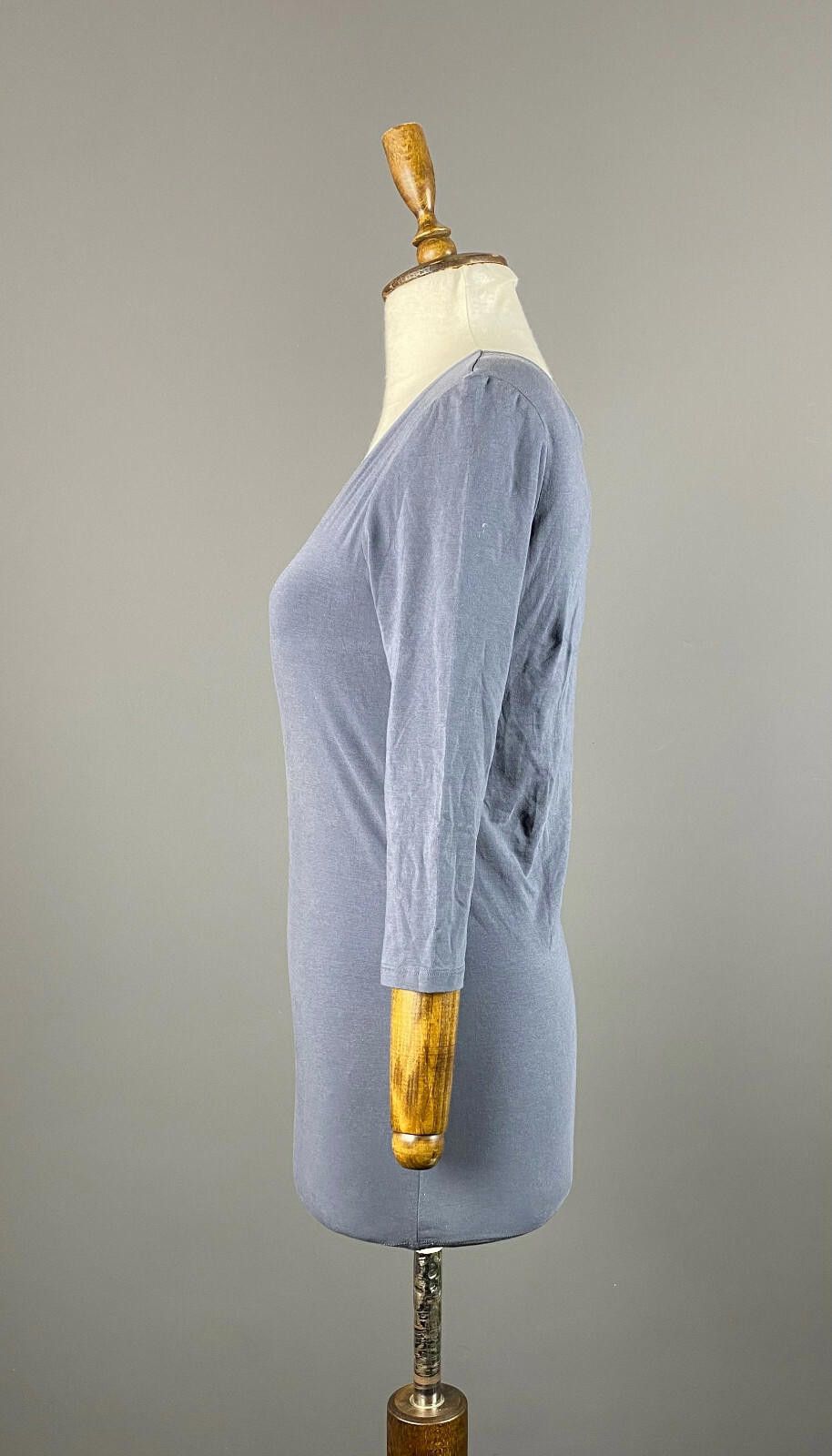 Designer Ladies Annette Gortz Blue Cotton Top Mini Dress Size S Size S / US 4 / IT 40 - 5 Thumbnail