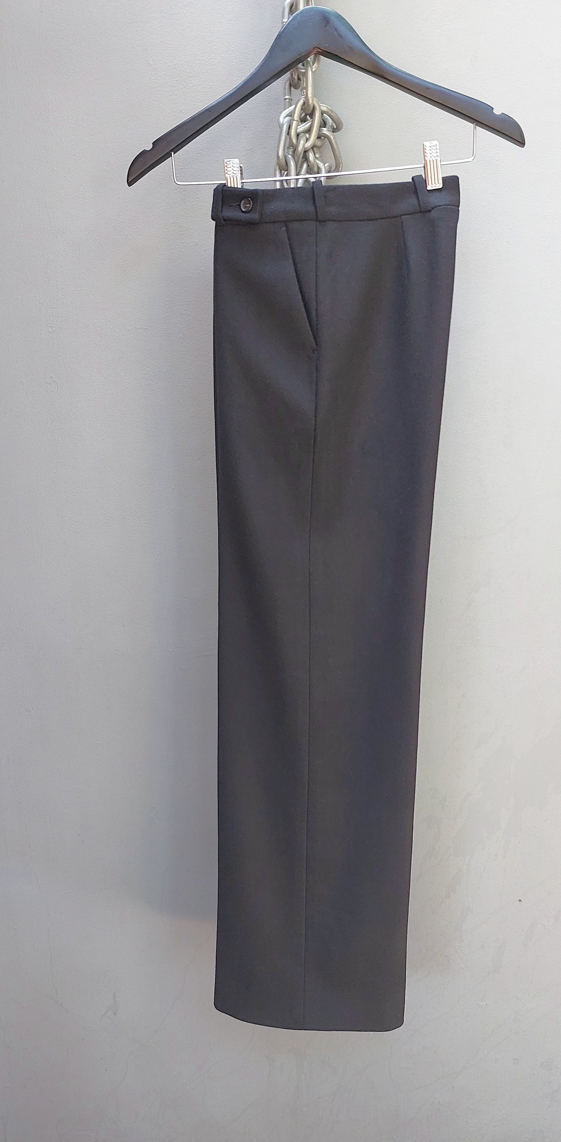 Celine BNWT Celine Wool Wide Leg Trouser Size 29" - 3 Thumbnail