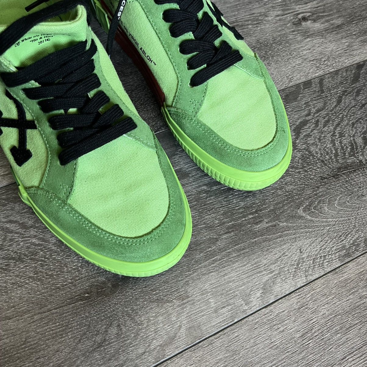 Off-White Off-White Vulc Low Green Canvas FW19 Womens Sneakers Size 38 Size US 8 / IT 38 - 13 Thumbnail
