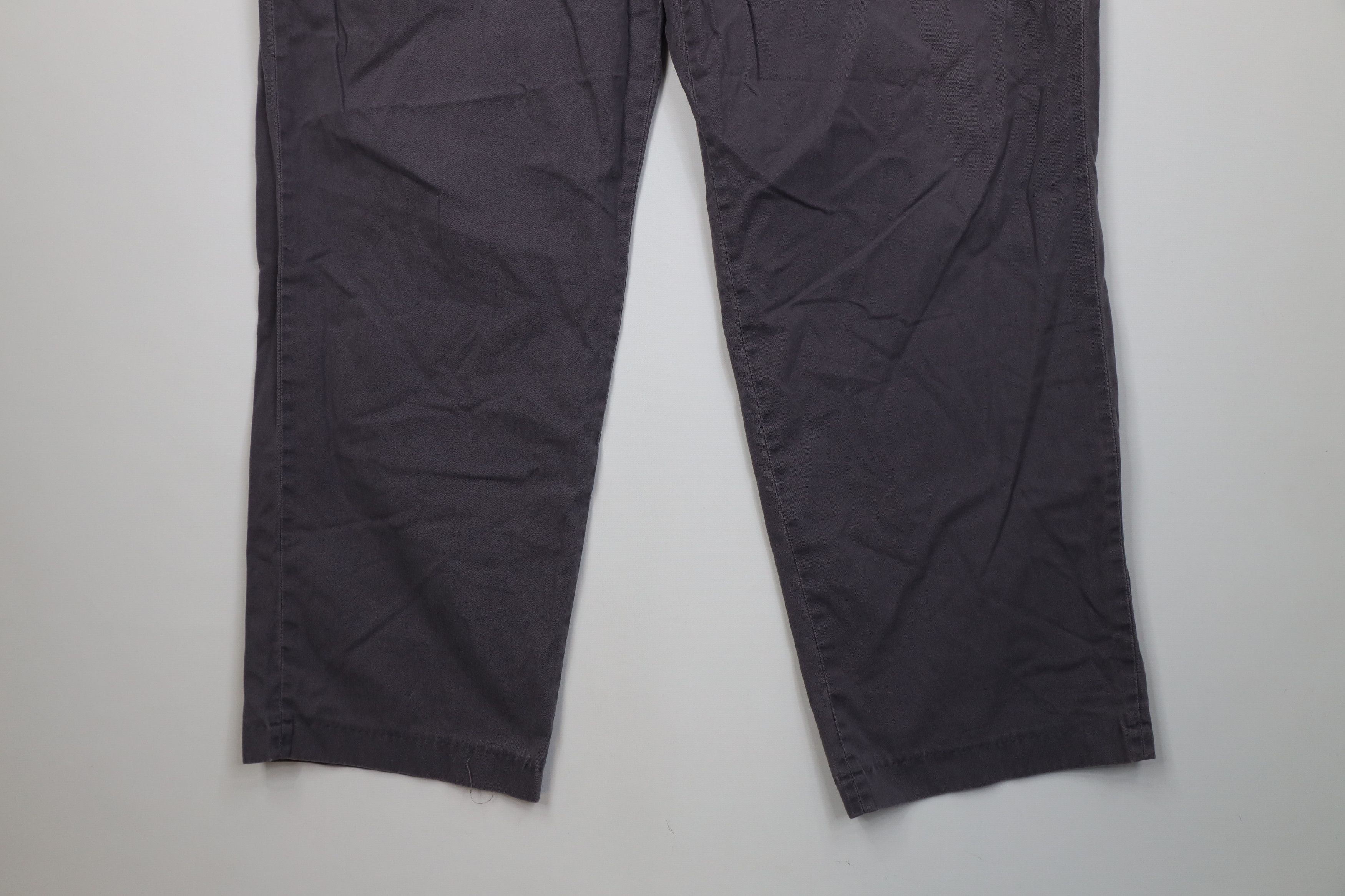 Eddie Bauer AS IS Vintage 90s Eddie Bauer Wide Leg Chino Pants Gray USA Size US 42 / EU 58 - 4 Thumbnail