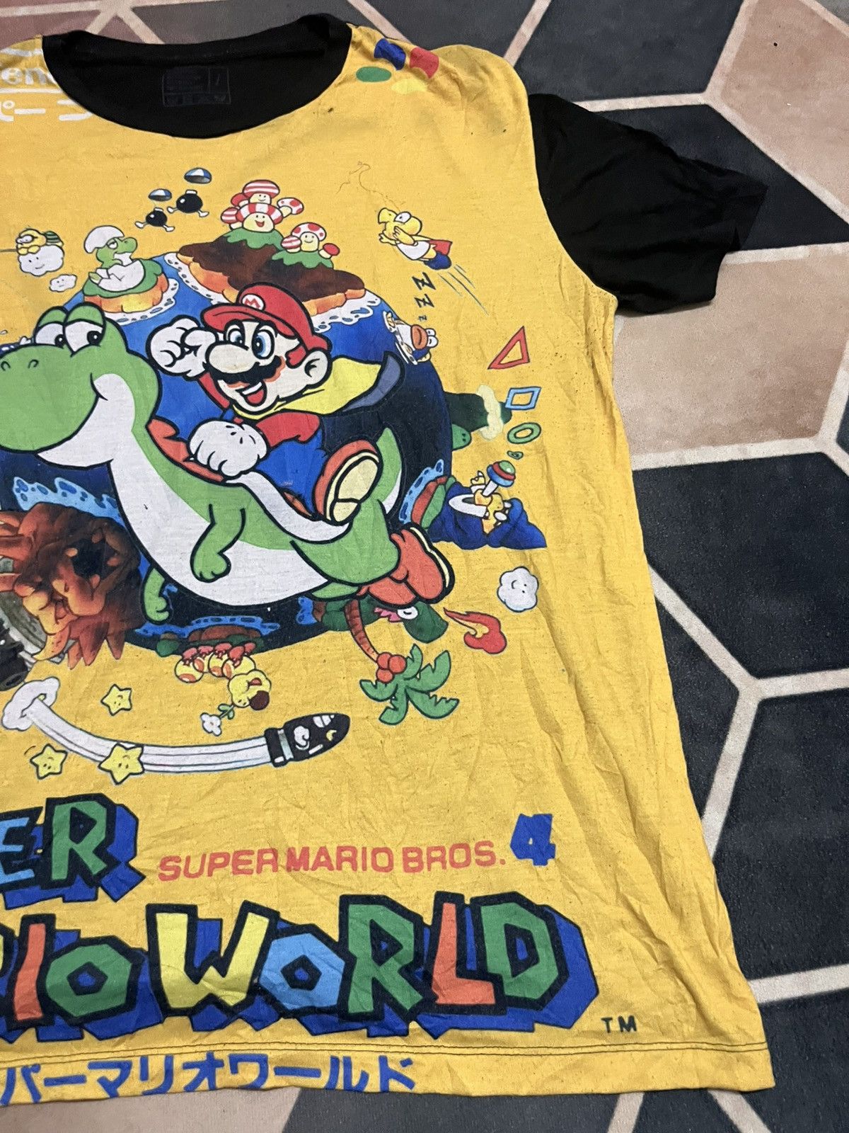 Nintendo 💥💥Nintendo Super Mario Fullprinted Overpirinted Tees Size US L / EU 52-54 / 3 - 2 Thumbnail