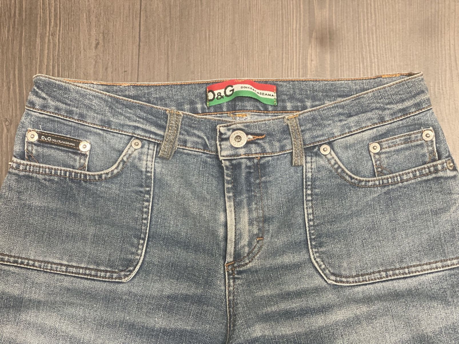 Dolce & Gabbana LAST DROP! Vintage Y2K D&G blue jeans Size 30" / US 8 / IT 44 - 2 Thumbnail