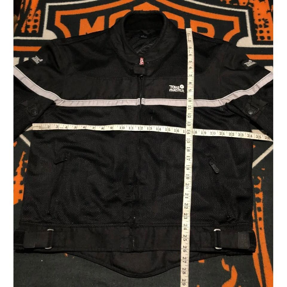 Tour Master Riding Jacket XL Men Mesh Fabric- With Armor TOUR MASTER Size US XL / EU 56 / 4 - 8 Thumbnail