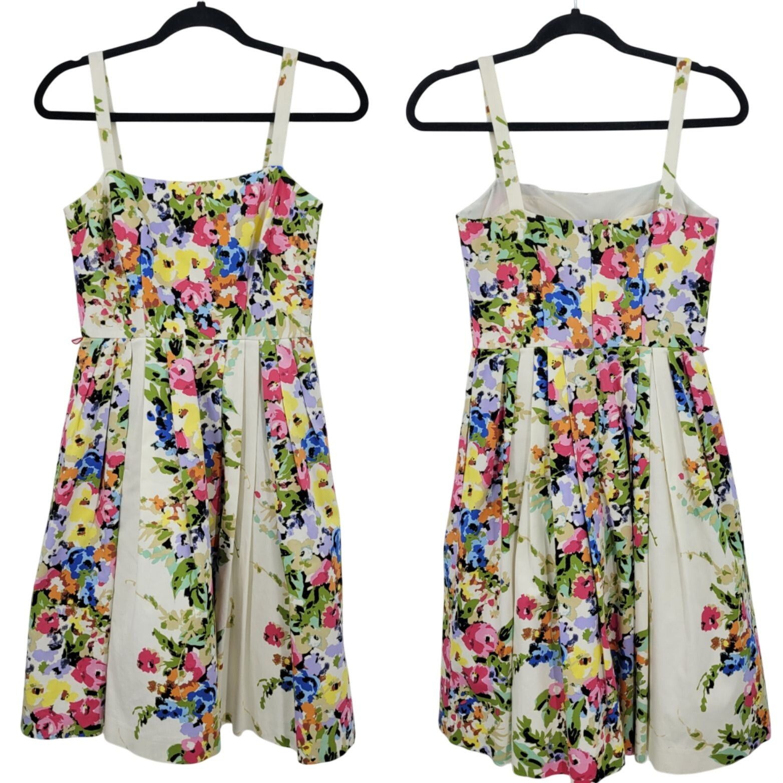 Other Womens Petite Colorful Garden Baby Doll Dress Sz 4P Floral S Size S / US 4 / IT 40 - 1 Thumbnail