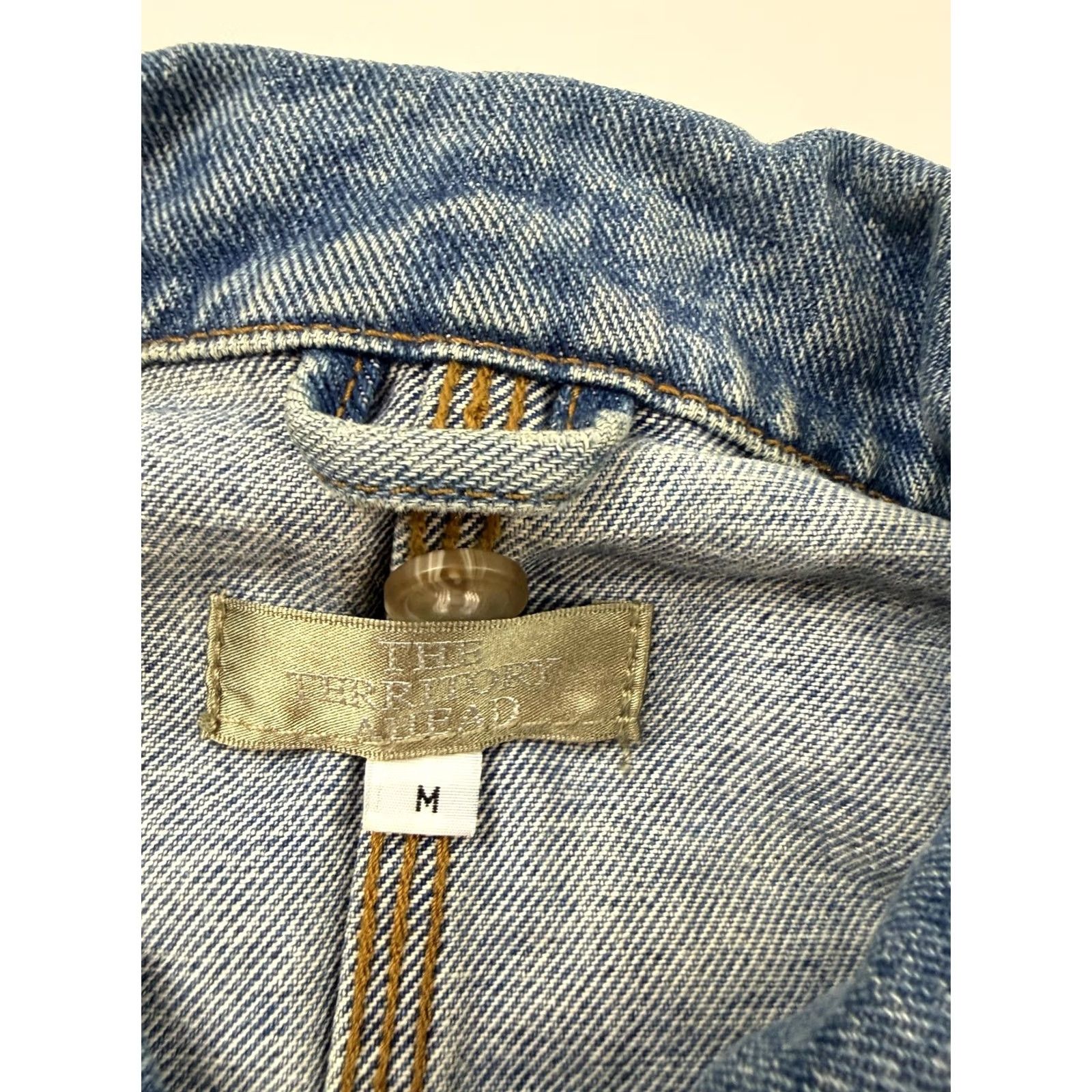 The Territory Ahead The Territory Ahead Jacket Womens M Blue Denim Military Button Front Casual Workwear Size M / US 6-8 / IT 42-44 - 4 Thumbnail