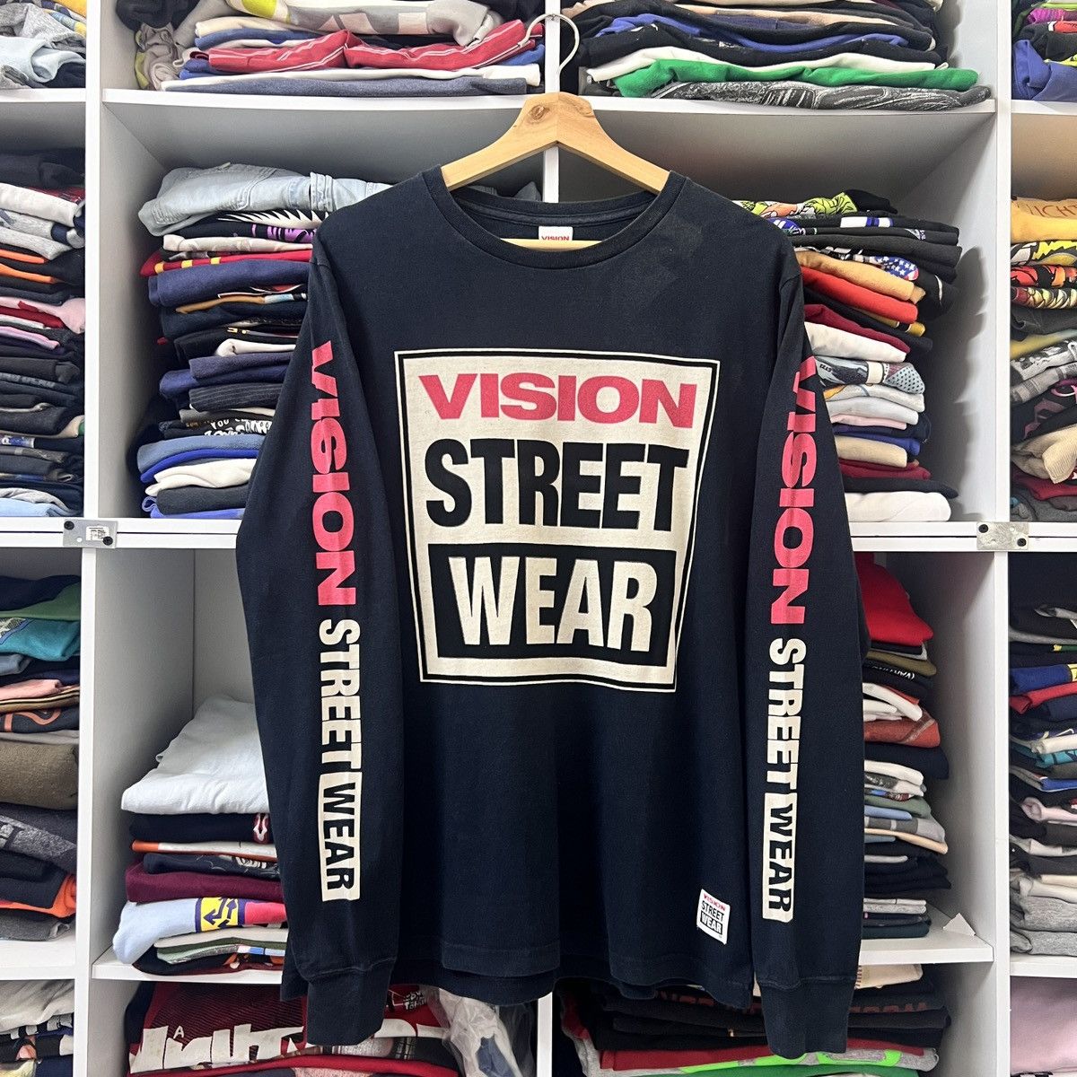 Japanese Brand × Vintage × Vision Streetwear VTG VISION STREETWEAR Size US L / EU 52-54 / 3 - 1 Thumbnail