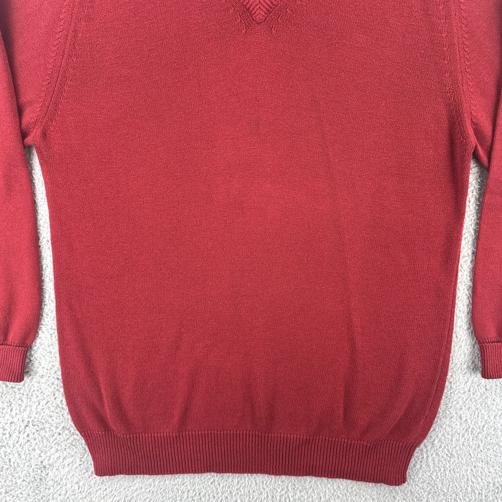 Vintage VINTAGE L.L. Bean Sweater Men Red V-Neck Pullover Size L EUC Size US L / EU 52-54 / 3 - 4 Thumbnail