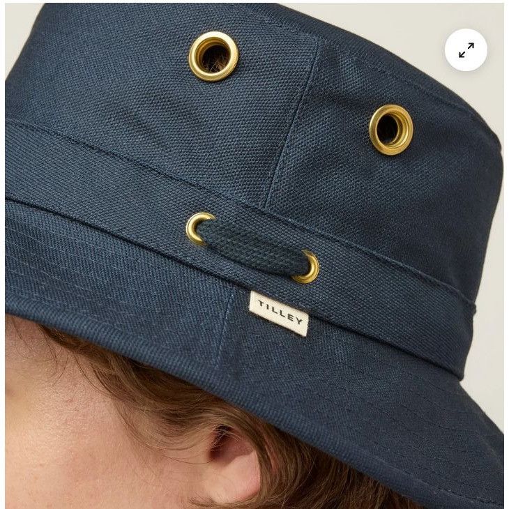 Tilley New Tilley T1 Iconic Bucket Hat Medium 7 1/4 New Navy Unisex Size ONE SIZE - 6 Thumbnail