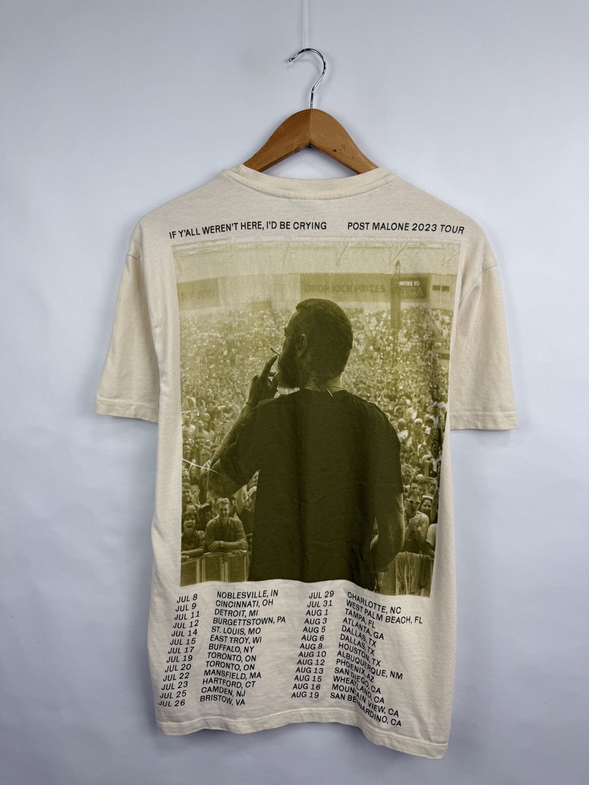 POST&CO 🇺🇸 Y2K Post Malone Austin Tour 2023 T-Shirt Rap Music Rare Size US M / EU 48-50 / 2 - 4 Thumbnail