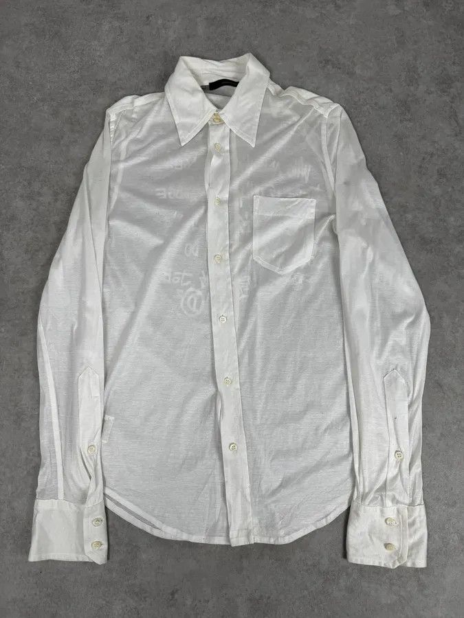 Dsquared2 AW2005 Dsquared2 White God Judgement Transparent Shirt Size US M / EU 48-50 / 2 - 1 Thumbnail