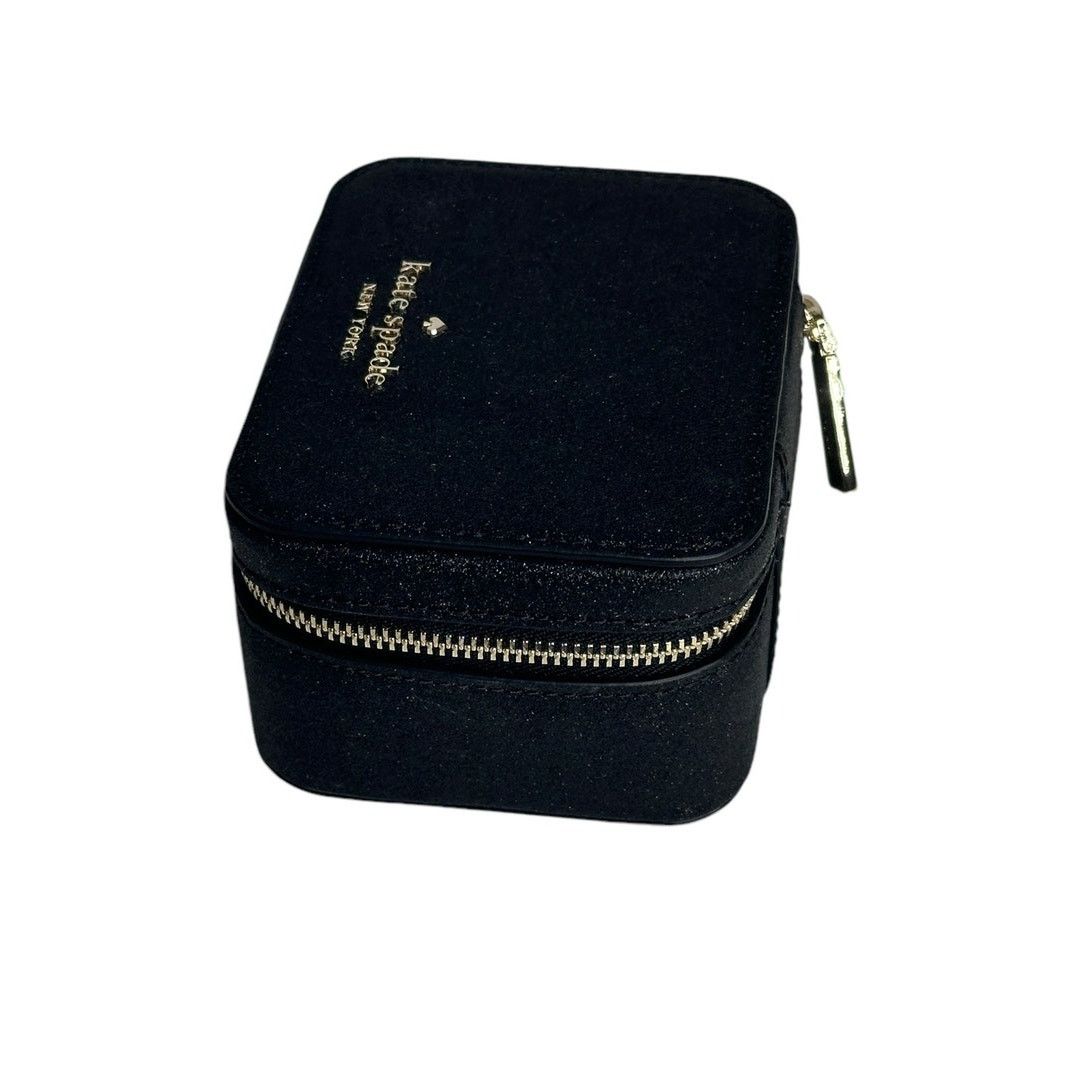 Kate Spade Kate spade Glitter Tinsel Boxed Jewelry Holder Box in Black Size ONE SIZE - 6 Thumbnail