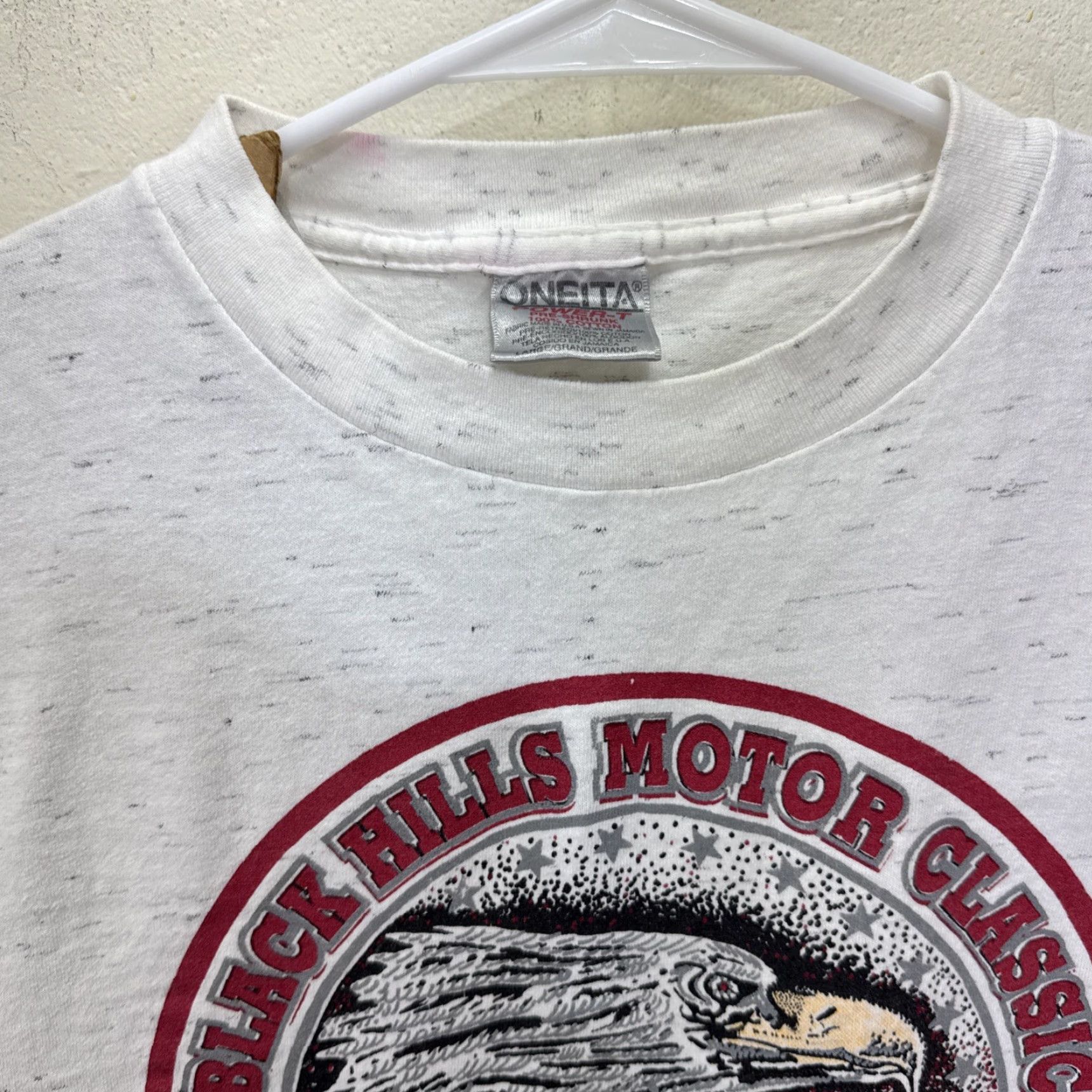 Vintage VINTAGE 1994 STURGIS MOTORCYCLE RALLY T Shirt Men Large Graphic Tee Motorcycle Biker 90s Gray Size US L / EU 52-54 / 3 - 5 Thumbnail