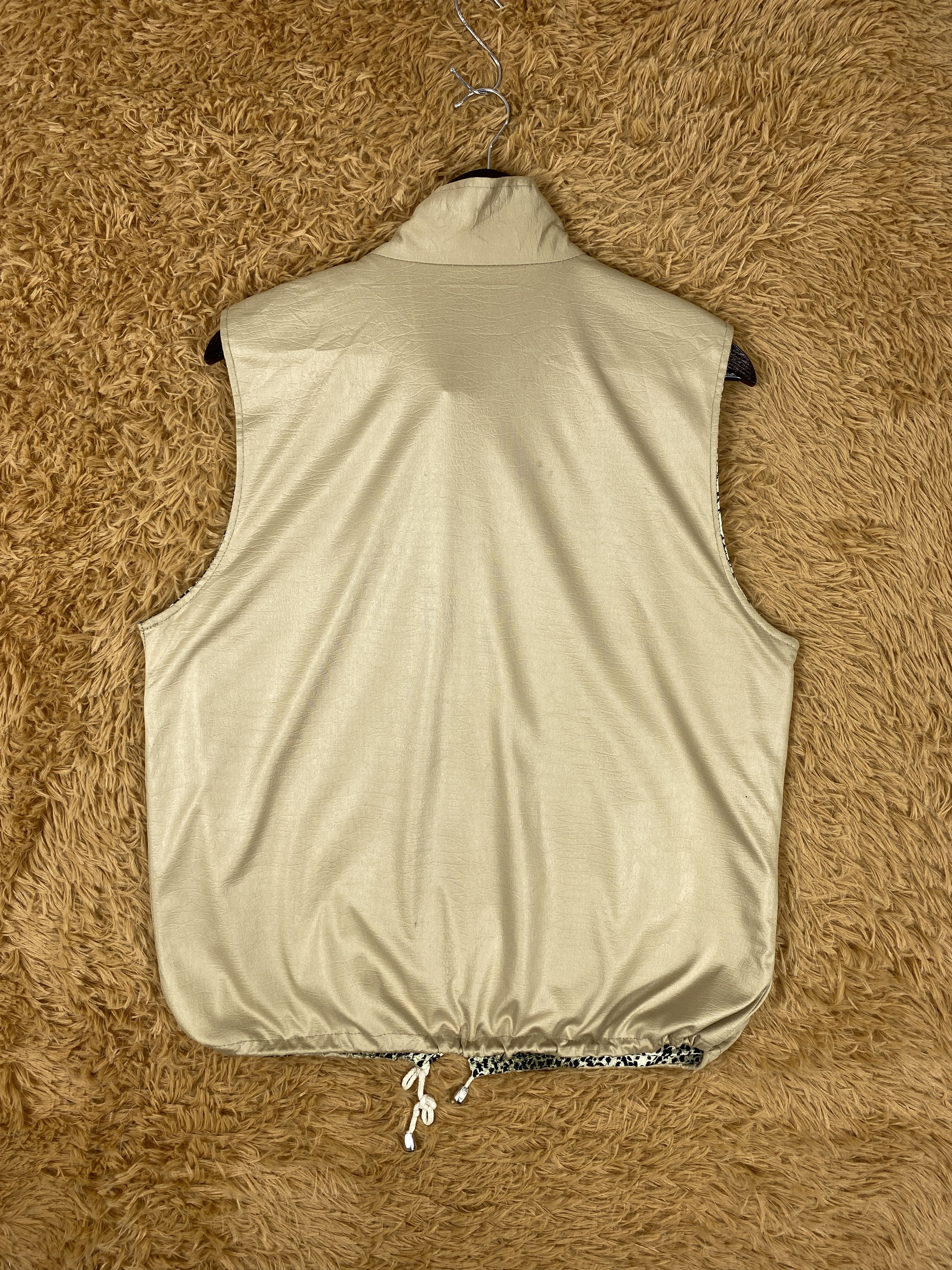 Japanese Brand Vintage Paris Leopard Pattern Reversible Vest Size US S / EU 44-46 / 1 - 8 Thumbnail