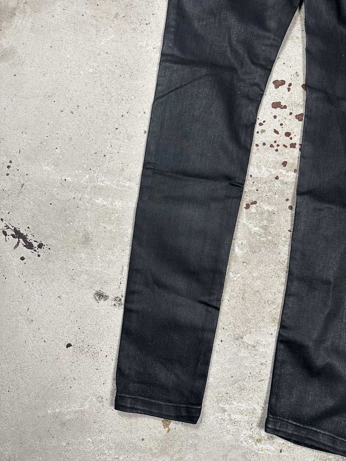 Leon Louis Leon Louis Black Waxed High Waist Skinny Jeans Size US 30 / EU 46 - 12 Thumbnail