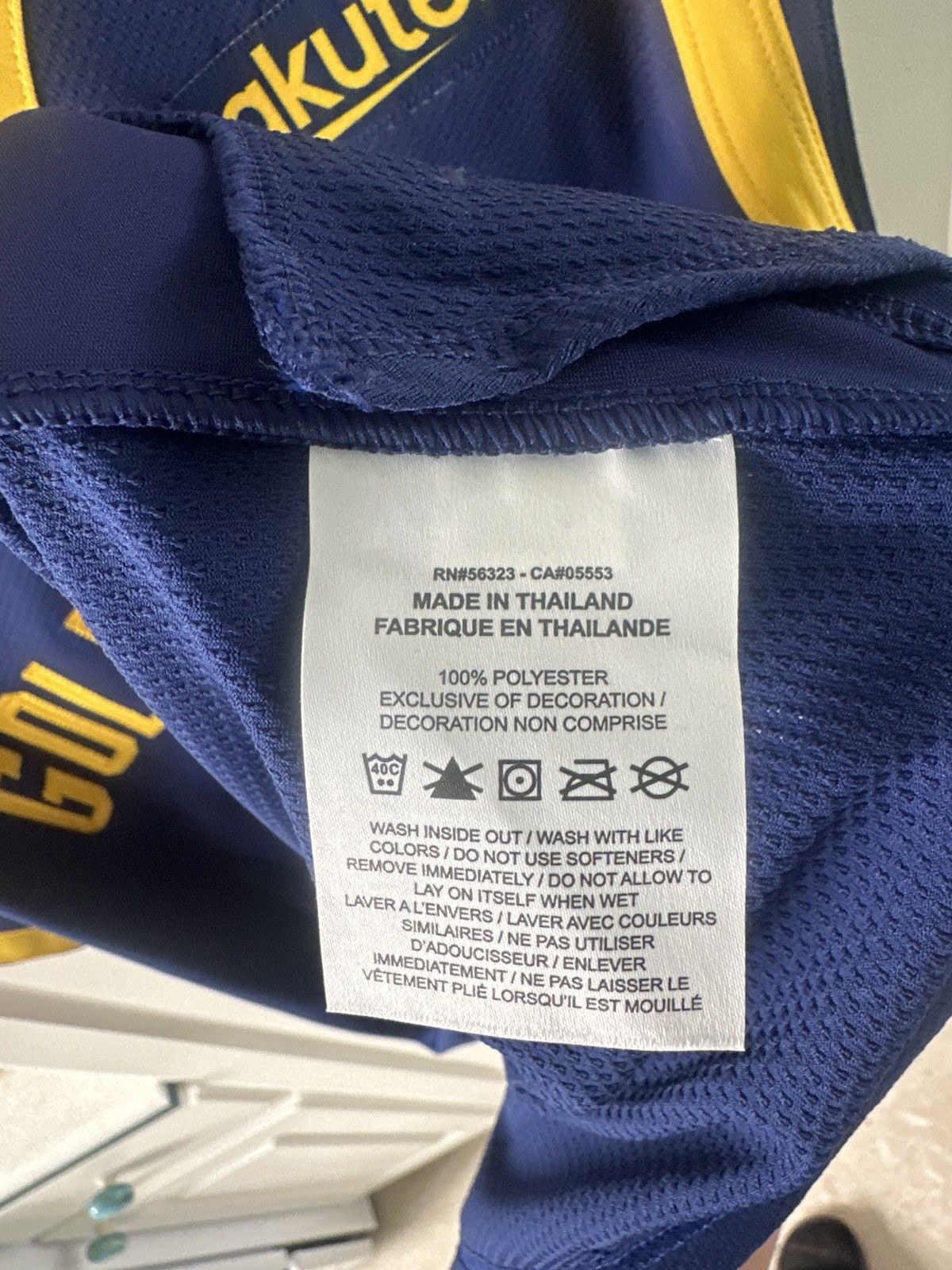 Jordan Brand Warriors Stephen Curry Statement Edition Jersey Sz Small Size US L / EU 52-54 / 3 - 6 Thumbnail